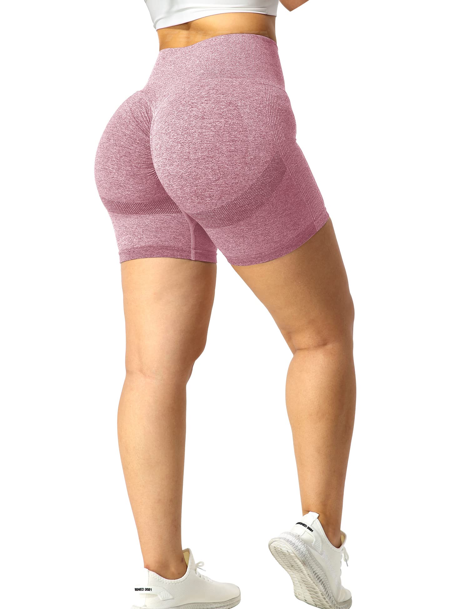 TSUTAYA Women's High Waisted Seamless Workout Shorts - Gym Running Cycling Yoga Athletic Shorts for Women | Perfect for Workouts, Running, Yoga & Casual Wear