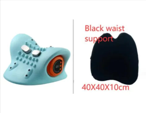 Portable Neck Massager for Pain Relief - Shiatsu Deep Tissue Massager with Heat for Shoulder, Back & Cervical Spine - Perfect for Office, Travel & Home Use