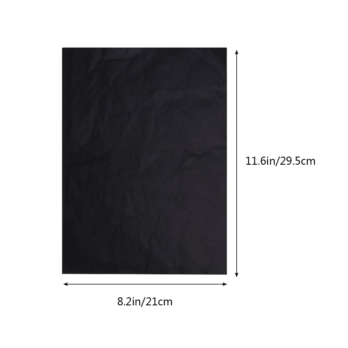 VILLCASE 100 Sheets Black Carbon Paper - Graphite Transfer Tracing Paper for Woodworking, DIY Projects, Artist Sketching on Canvas, Fabric & Paper | Perfect for Lettering, Drawing & Crafting