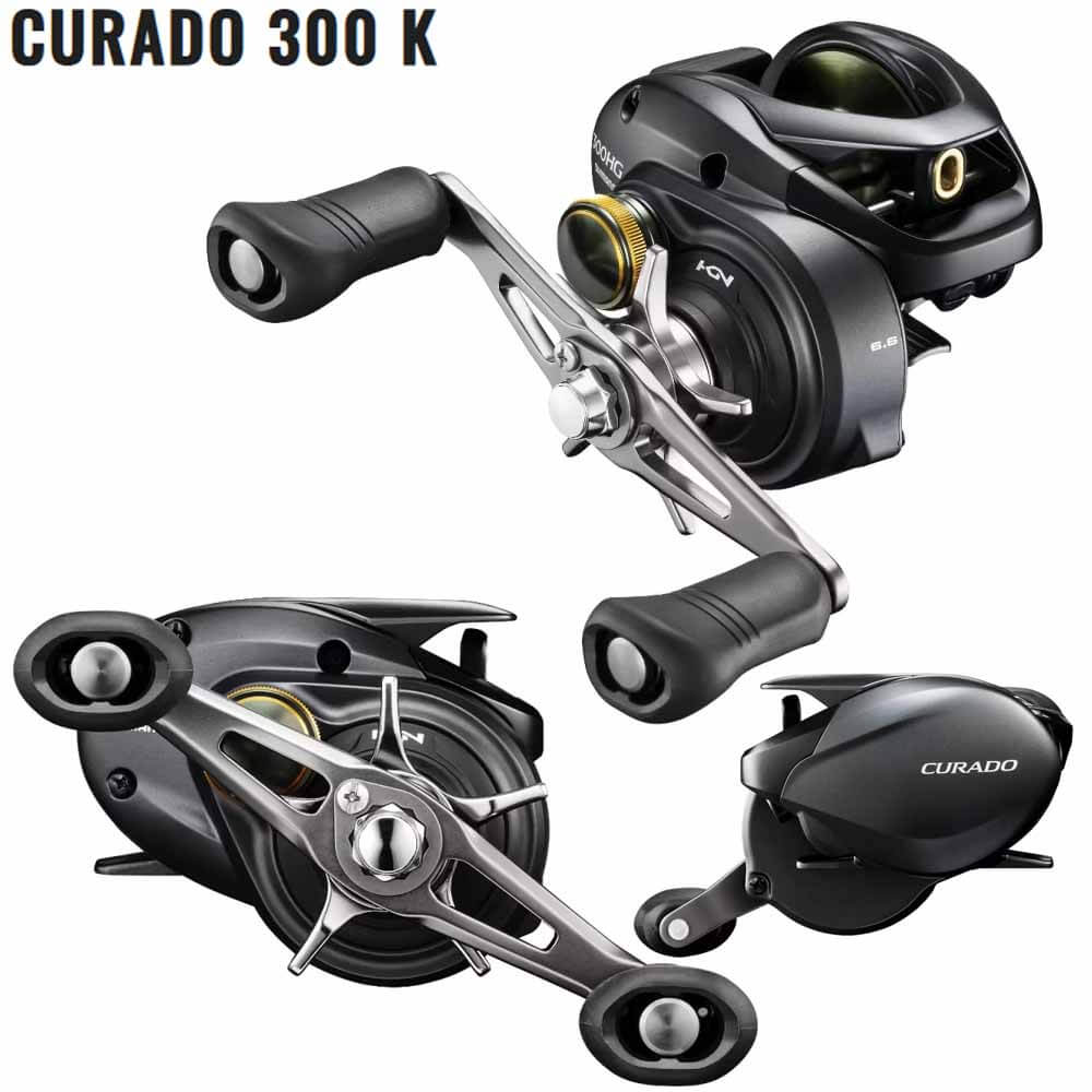 Shimano Curado 300 Baitcasting Reel - High Performance Fishing Reel for Saltwater & Freshwater - Perfect for Bass, Pike, and Musky Fishing