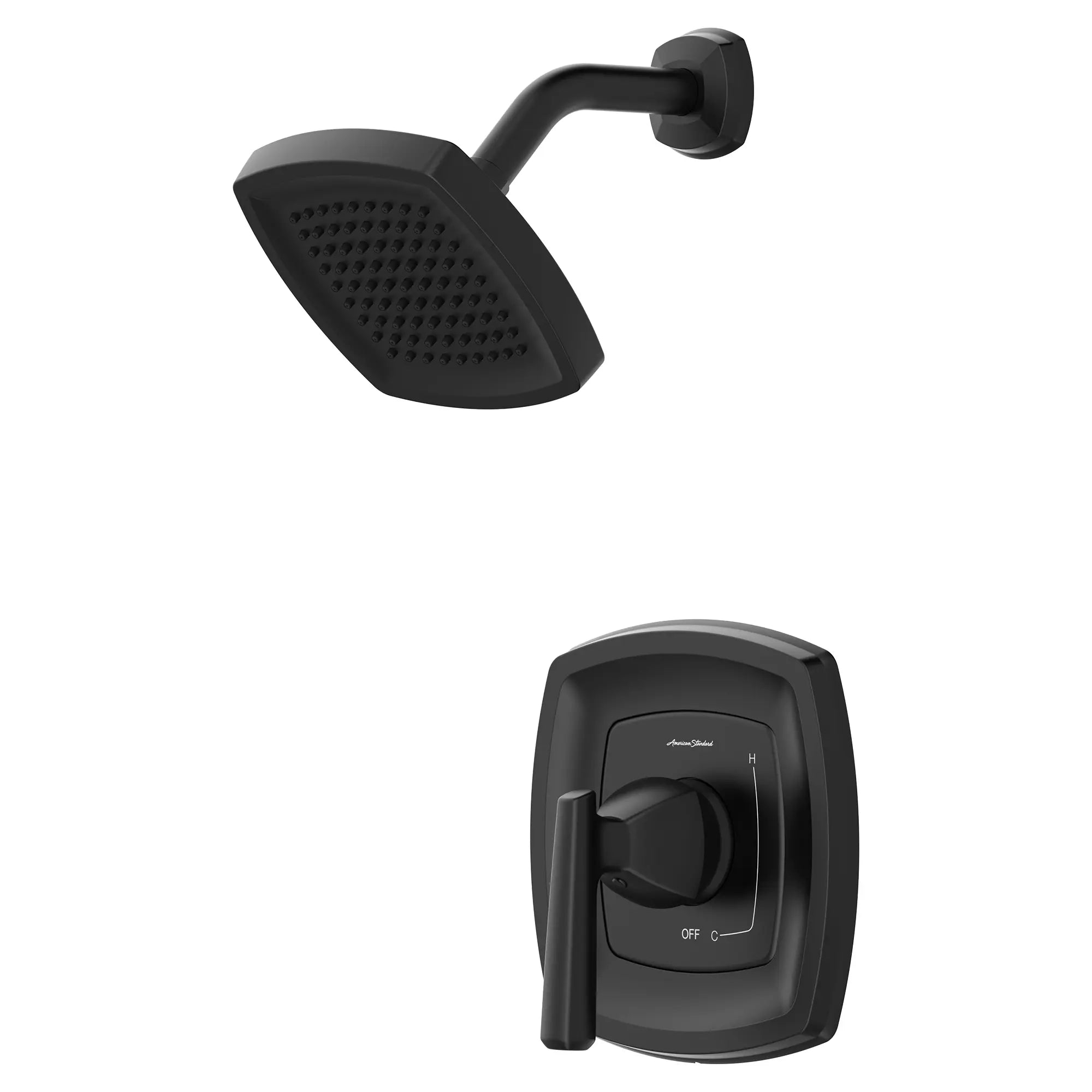 Edgemere® 1.8 GPM Water Saving Shower Trim Kit with Double Ceramic Pressure Balance Cartridge & Lever Handle - Perfect for Eco-Friendly Bathrooms & Water Conservation Homes