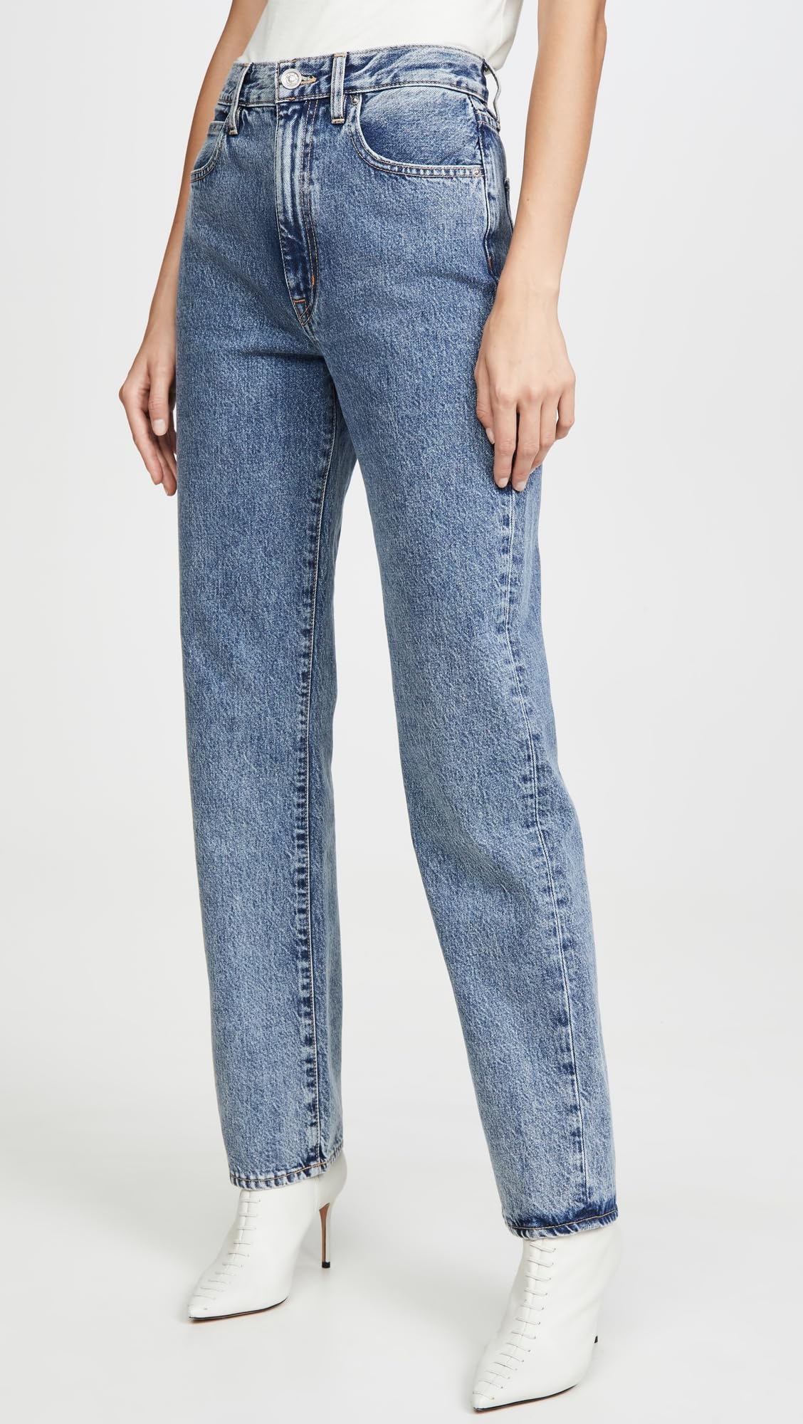 Stylish Women's High Waist London Jeans - Trendy Skinny Denim Pants for Casual Wear & Everyday Outfits