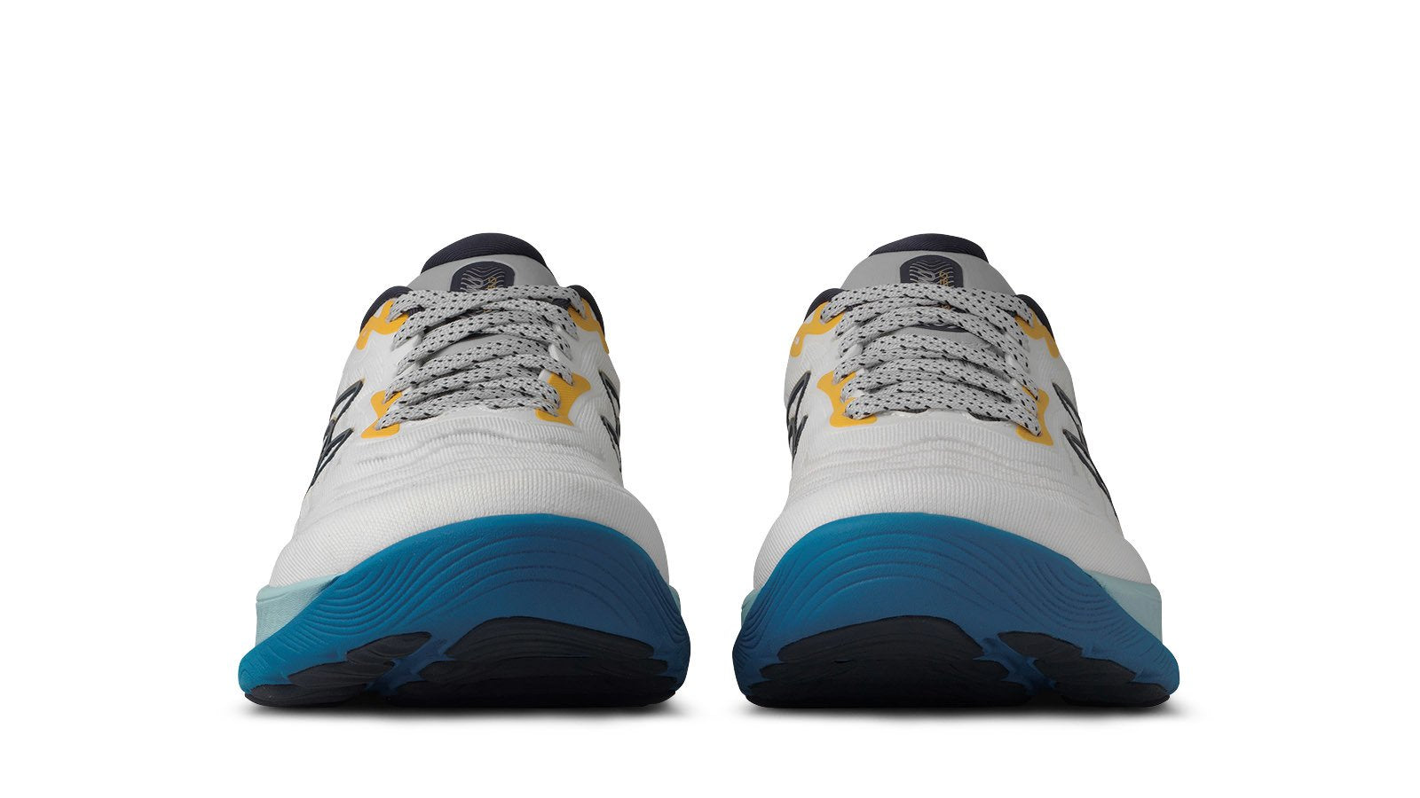 IKONI 3.0 Men's Running Shoes - White & Mood Indigo | Lightweight Breathable Athletic Sneakers for Jogging, Gym Workouts & Outdoor Activities