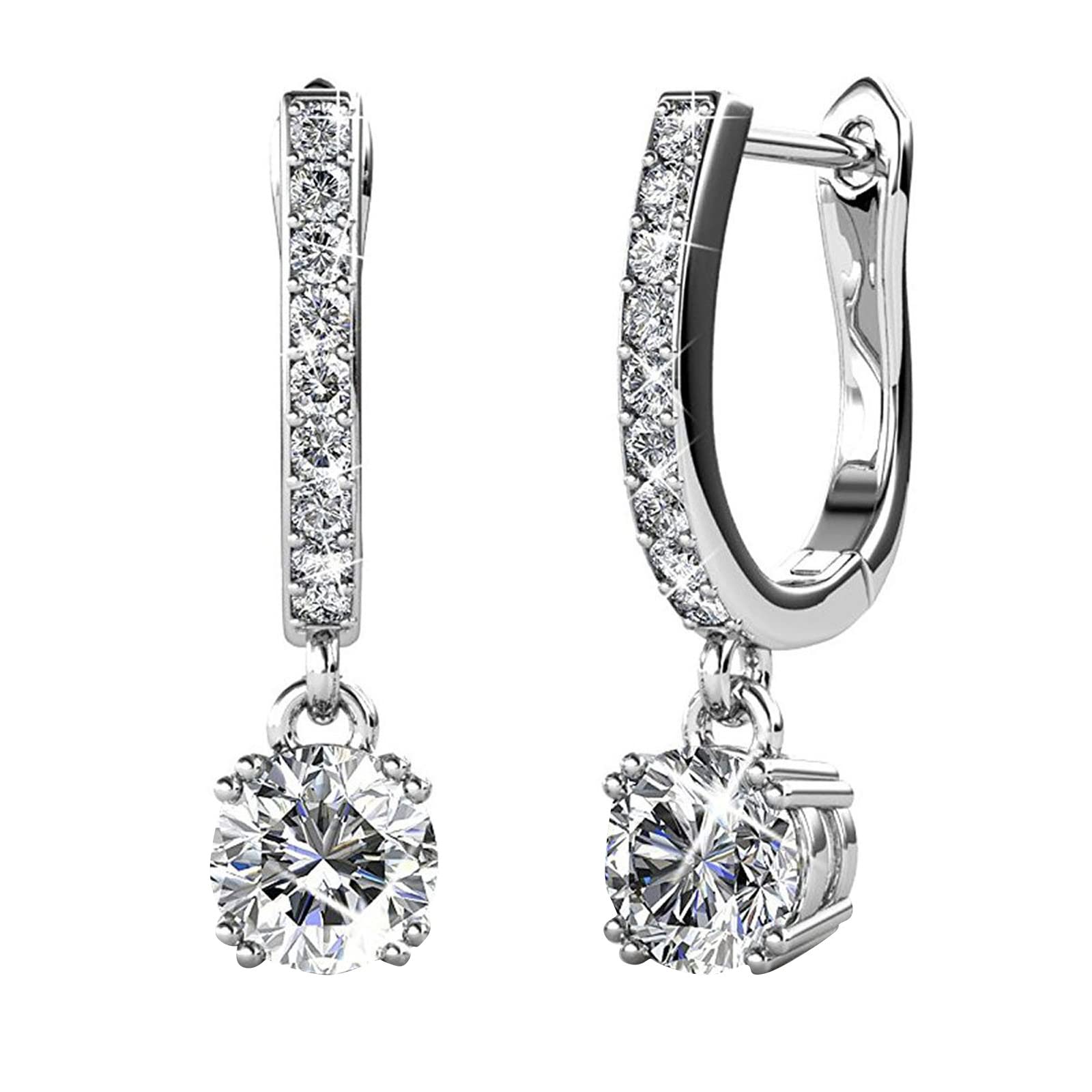 Stylish Women's Casual Ring Earrings - Shiny Dangle Earrings for Birthday Party Gifts | Perfect for Daily Wear, Date Night & Special Occasions