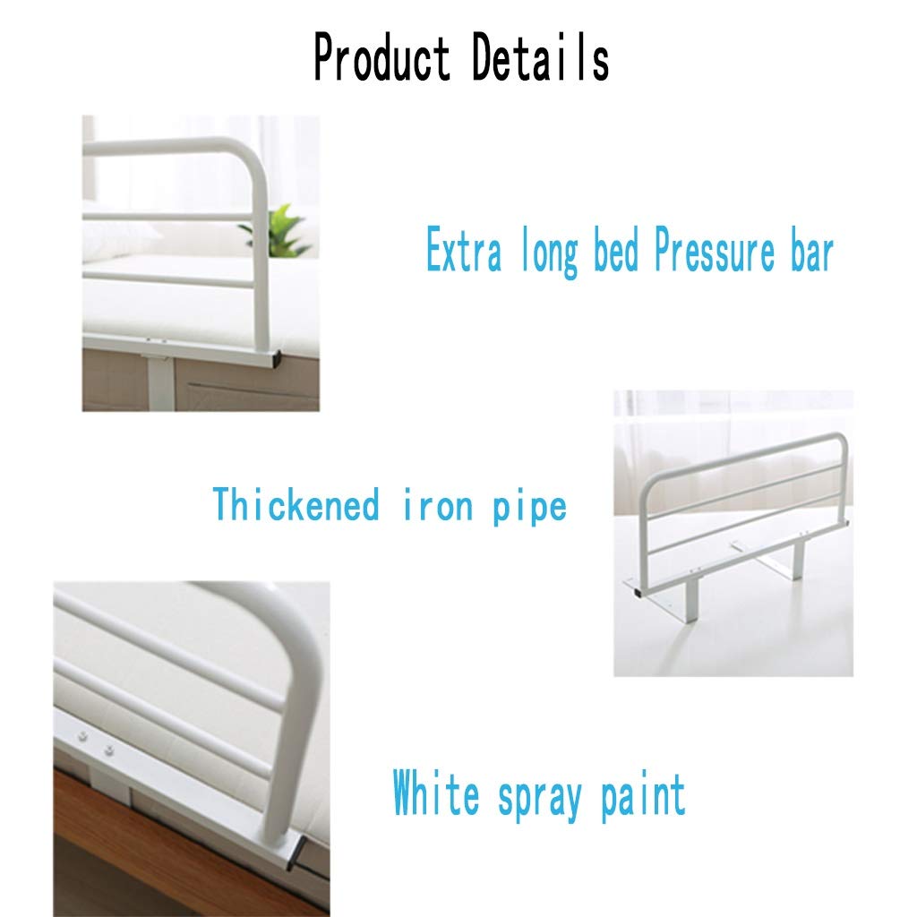 **Portable Bed Rail for Seniors - 15cm Height, 120cm×32cm Safety Handrail for Fall Prevention - Ideal for Single, Double & Medical Beds - Home & Hospital Use**