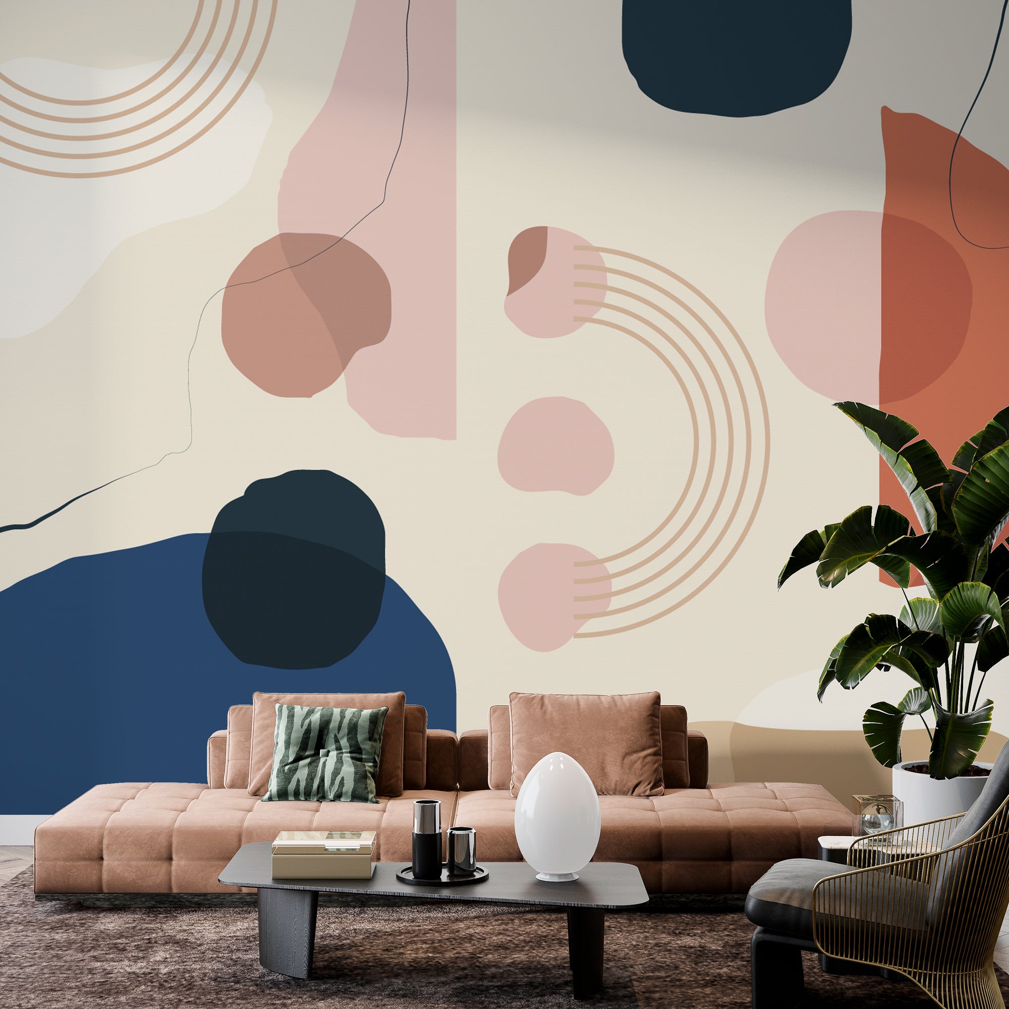 Boho Matisse Wallpaper Mural - Artistic Peel and Stick Wallpaper for Living Room, Bedroom Decor | Vintage Floral Wall Covering for Home & Office Interior Design