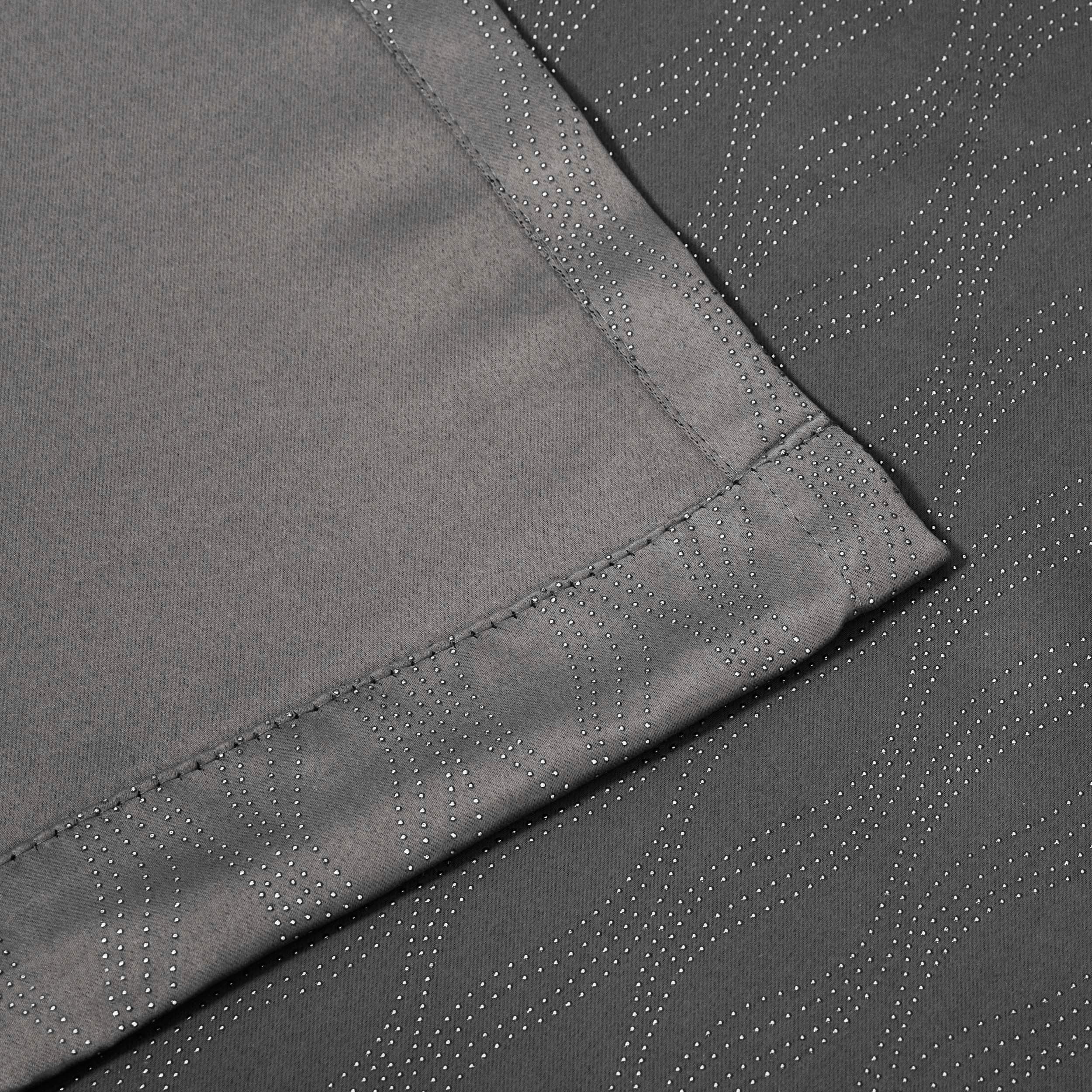 Zuri Textured Washable Blackout Curtains for Bedroom - Thermal Insulated Room Darkening Window Drapes (Set of 2 Panels) - Perfect for Nursery, Home Theater & Light Sleepers