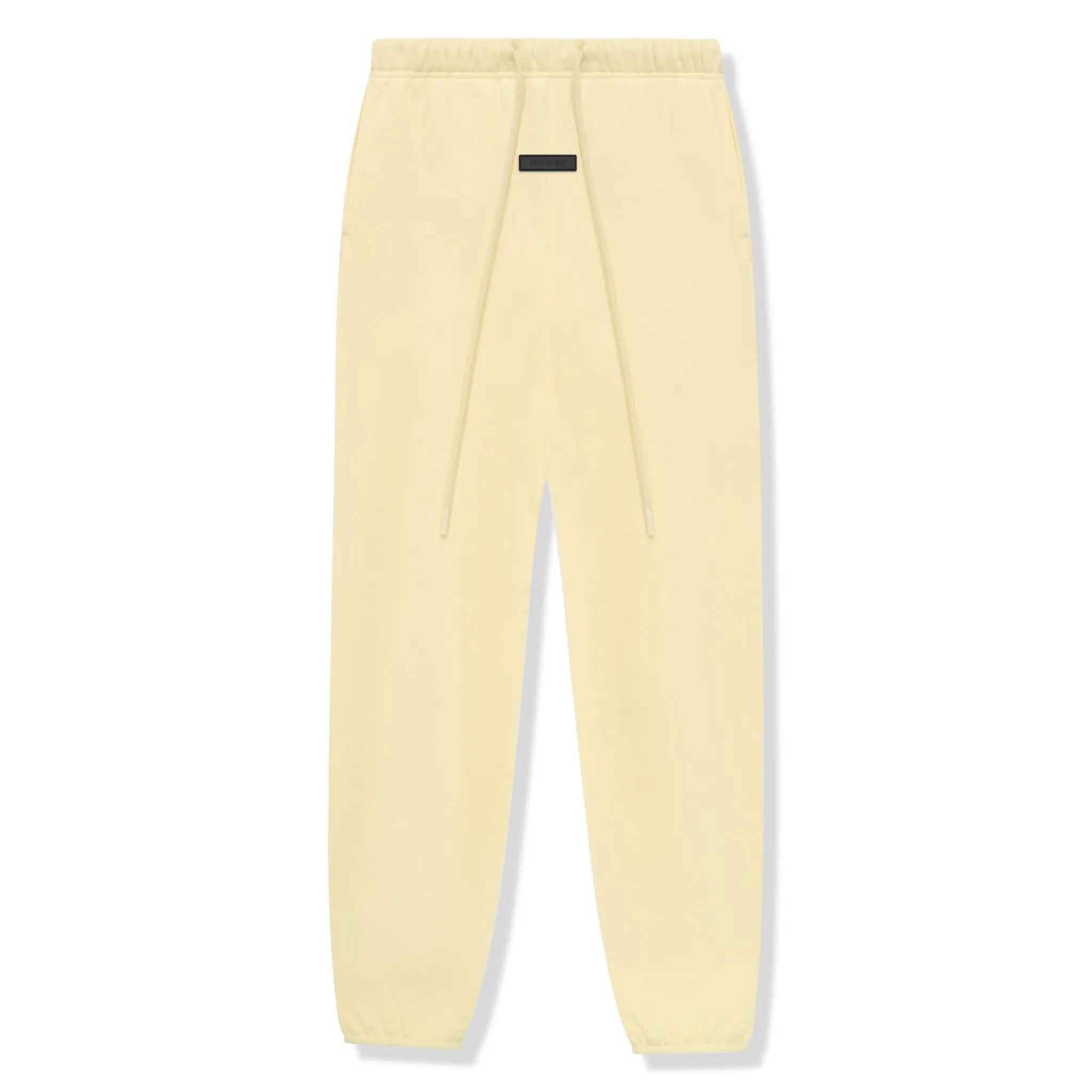 Fear of God Essentials Garden Yellow Sweatpants for Men - FW23 Collection | Comfortable Casual Joggers for Lounge, Streetwear & Everyday Wear