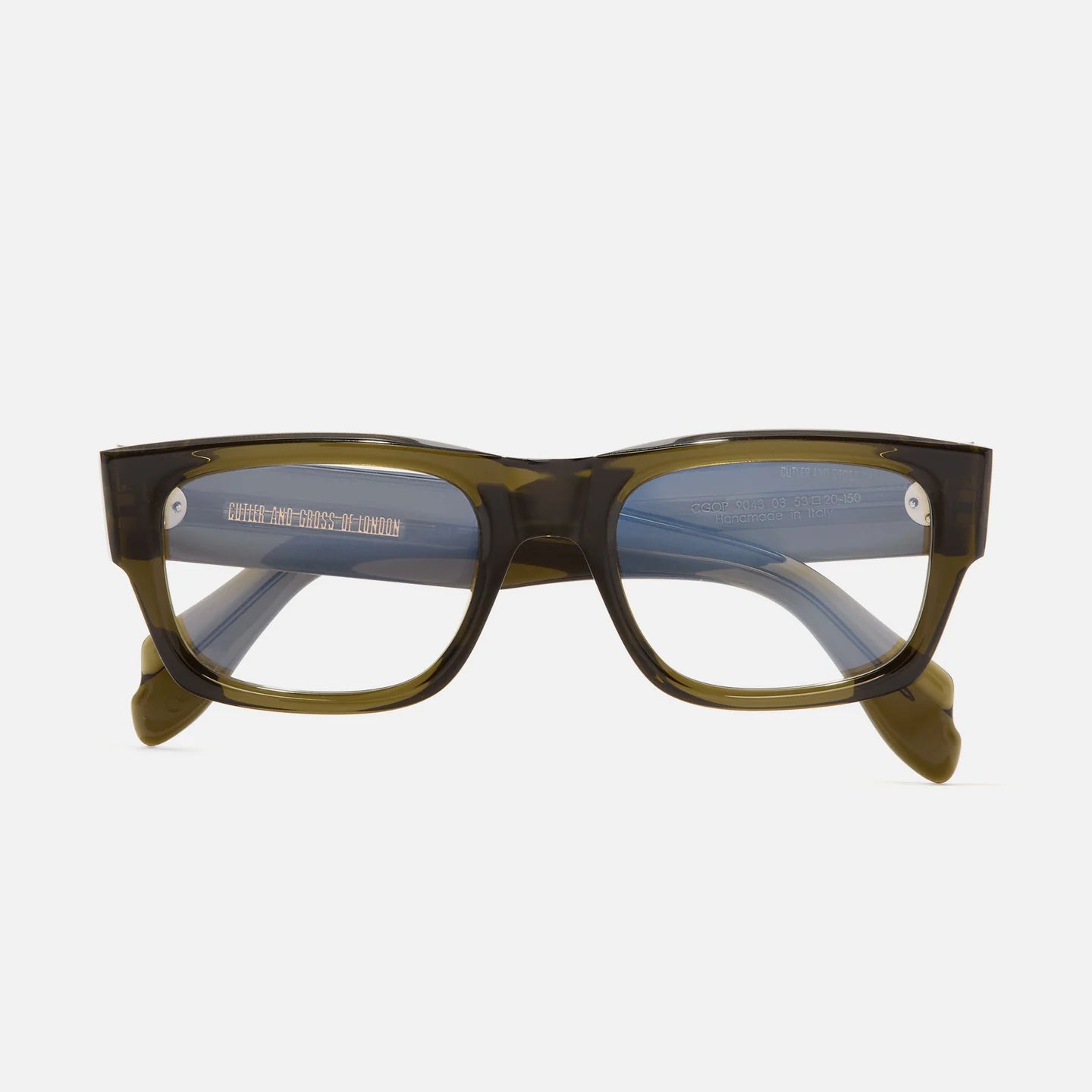 Cutler and Gross 9043 03 Olive Sunglasses - Classic Aviator Style for Men & Women - Perfect for Outdoor Activities, Driving, and Fashion Accessories
