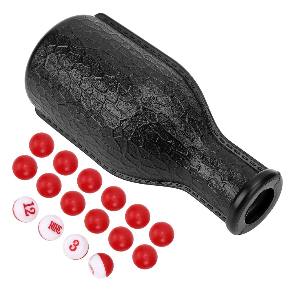 16-Piece Billiard Tally Balls Shaker Bottle Set - Numbered Pool Game Accessories for Match Scoring & Tournament Play