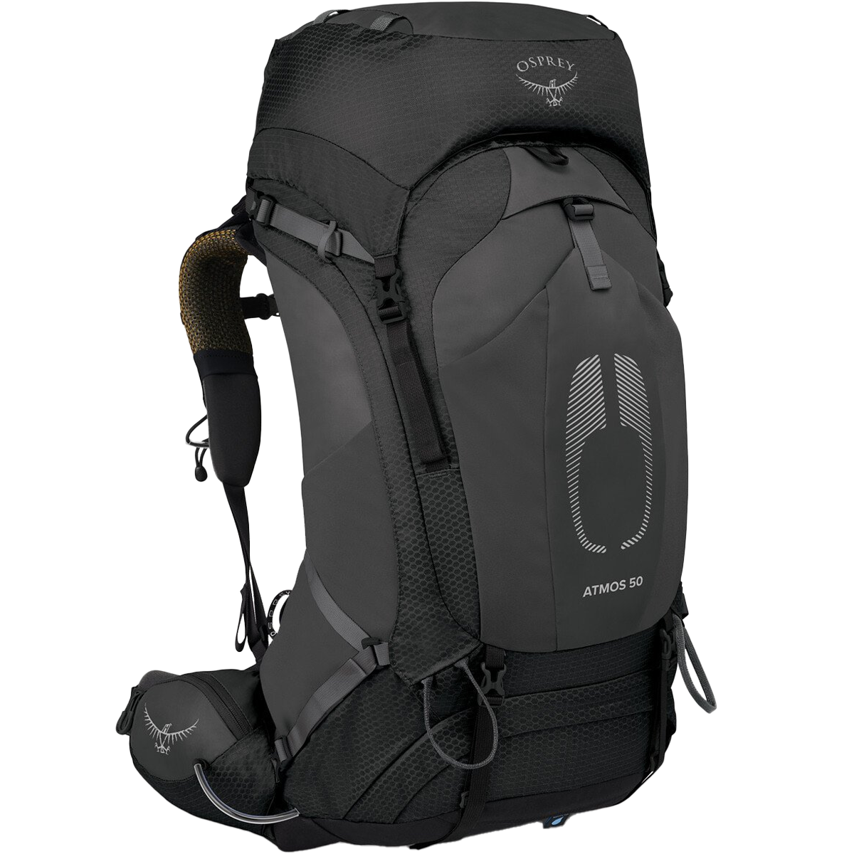 Osprey Atmos 50 Backpack - Lightweight Hiking Backpack for Men & Women - 50L Capacity, Adjustable Suspension, Ventilated Back Panel - Perfect for Camping, Trekking & Outdoor Adventures