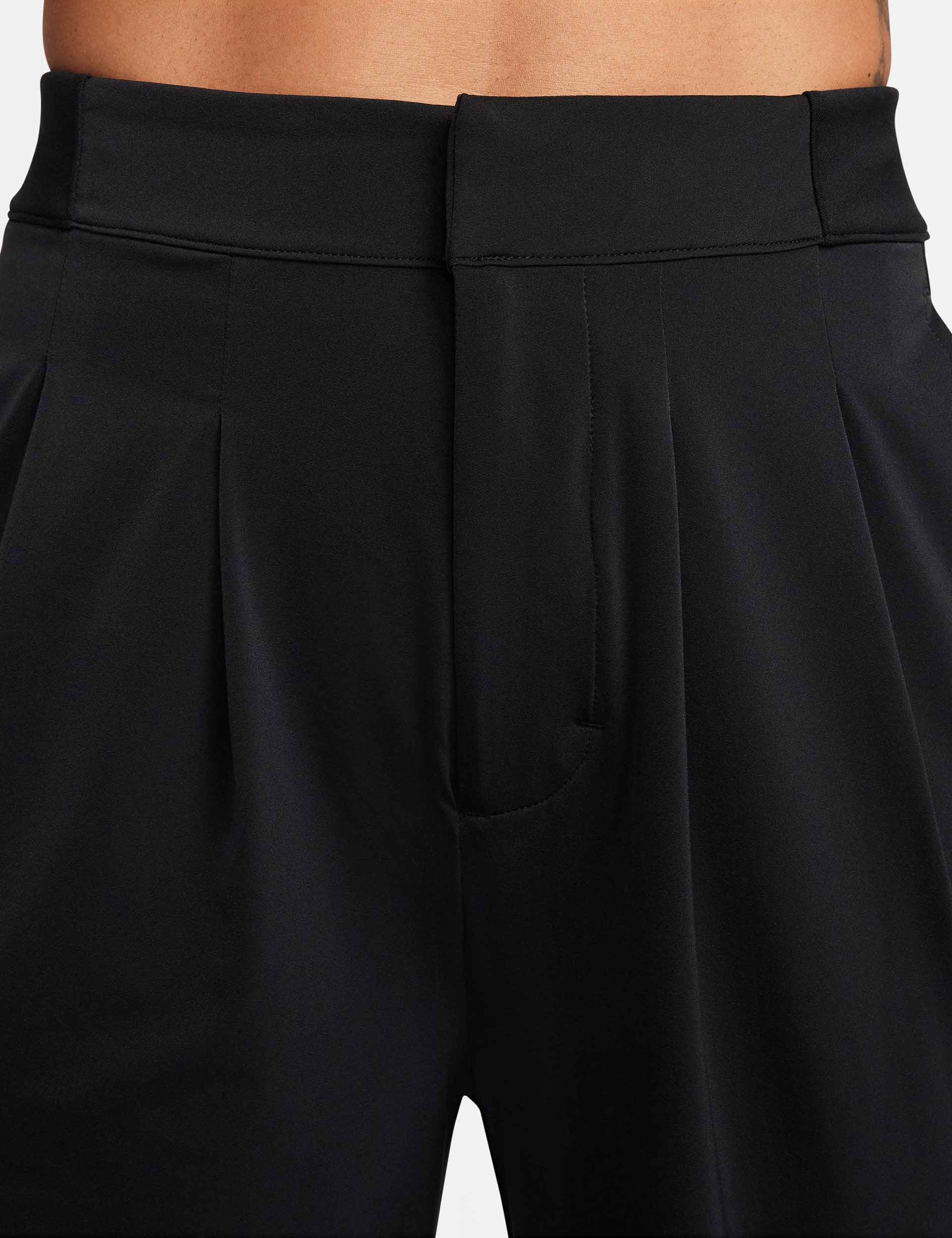 Bliss Dri-FIT Performance Trousers for Men & Women - Moisture-Wicking, Quick-Dry Workout Pants - Black/Clear - Ideal for Running, Gym, Yoga & Outdoor Activities