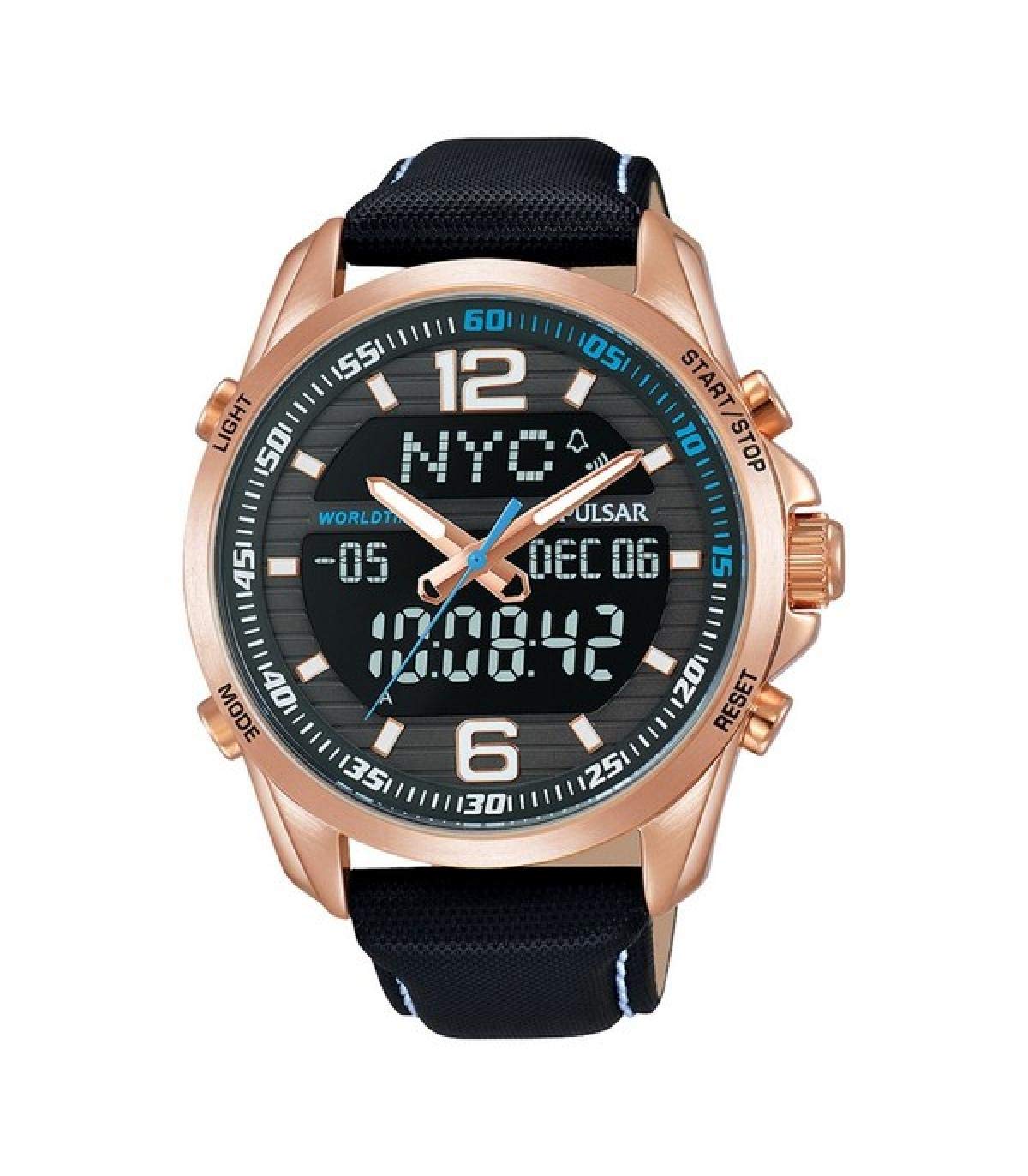 PULSAR ACTIVE Men's Digital Watch PZ4006X1 - Waterproof Sports Watch for Running, Gym & Outdoor Activities