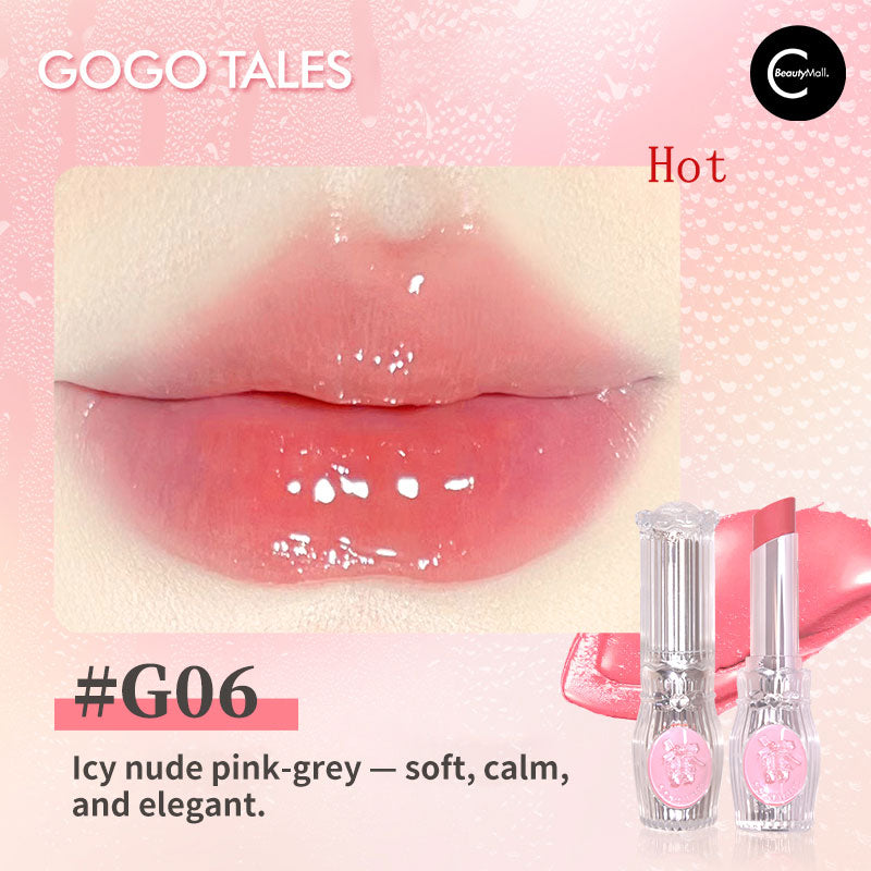 Gogotales Little Gem Ballet Gloss Lipstick - Hydrating Shine Lipstick with Sheer Color, Vegan & Cruelty-Free - Perfect for Everyday Wear, Date Night & Special Occasions