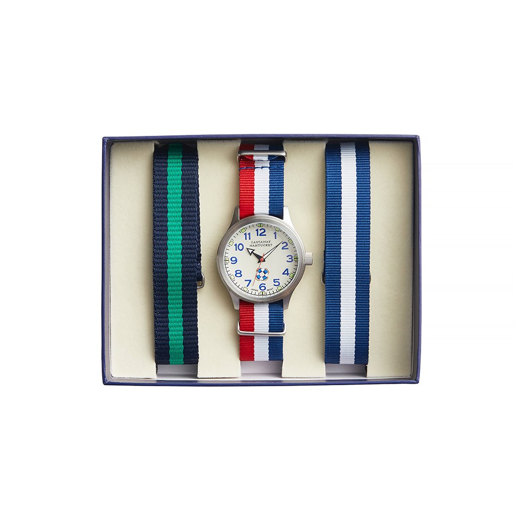Premium Nautical Themed Watch Gift Set for Men - Waterproof Diving Watch with Stainless Steel Band - Perfect for Sailing, Boating & Outdoor Adventures