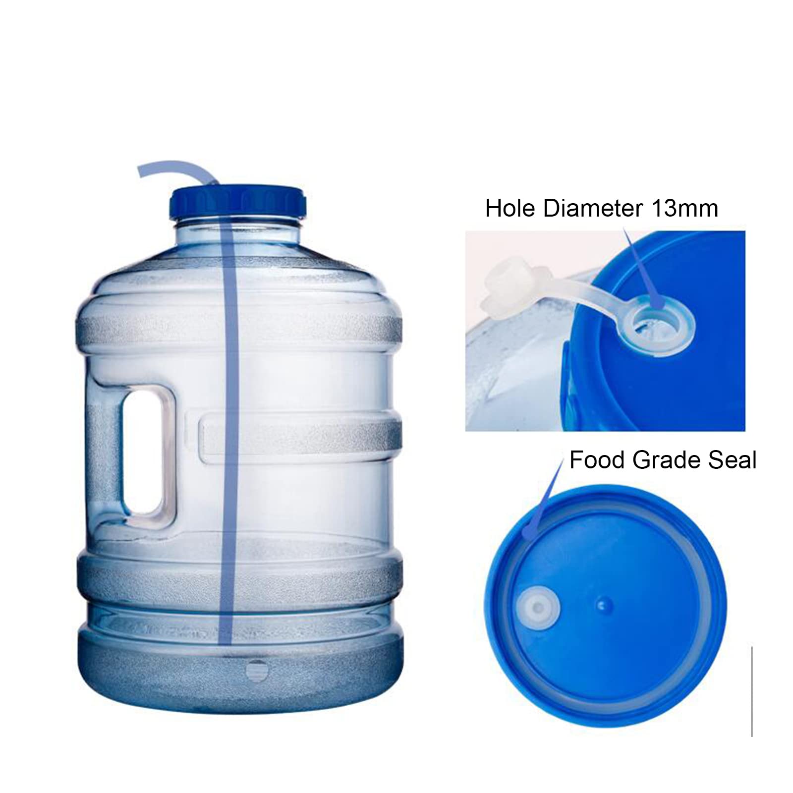 11.3L (3 Gallon) Reusable BPA-Free PC Water Storage Jug - Portable Outdoor Camping Water Container with Spigot & Carry Handle - Ideal for Emergency Preparedness, Hiking, Backpacking and Road Trips