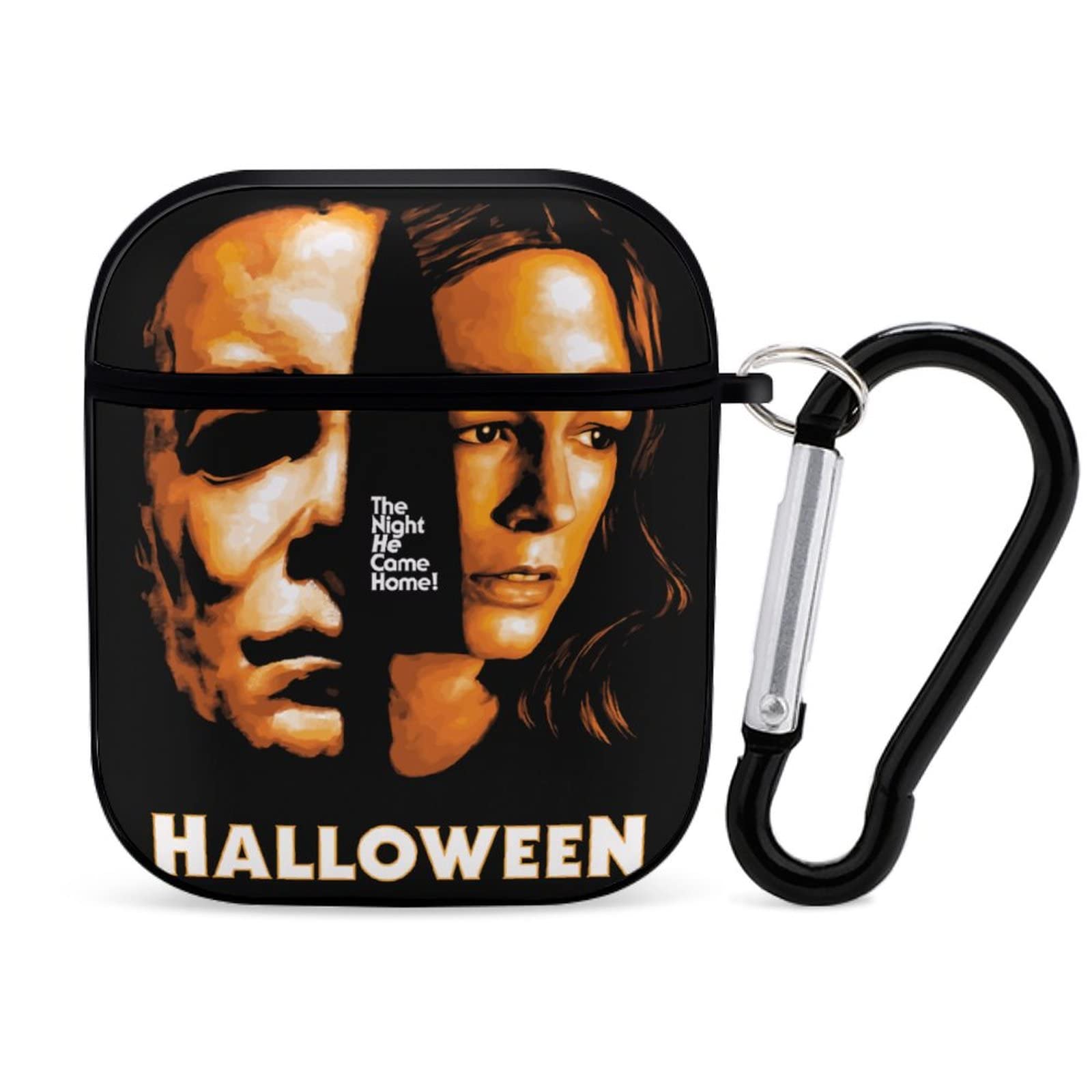 Halloween Michael Myers AirPods Case Cover for Apple AirPods 1 & 2 - Durable Protective Headset Accessory for Trick-or-Treating & Horror Movie Nights