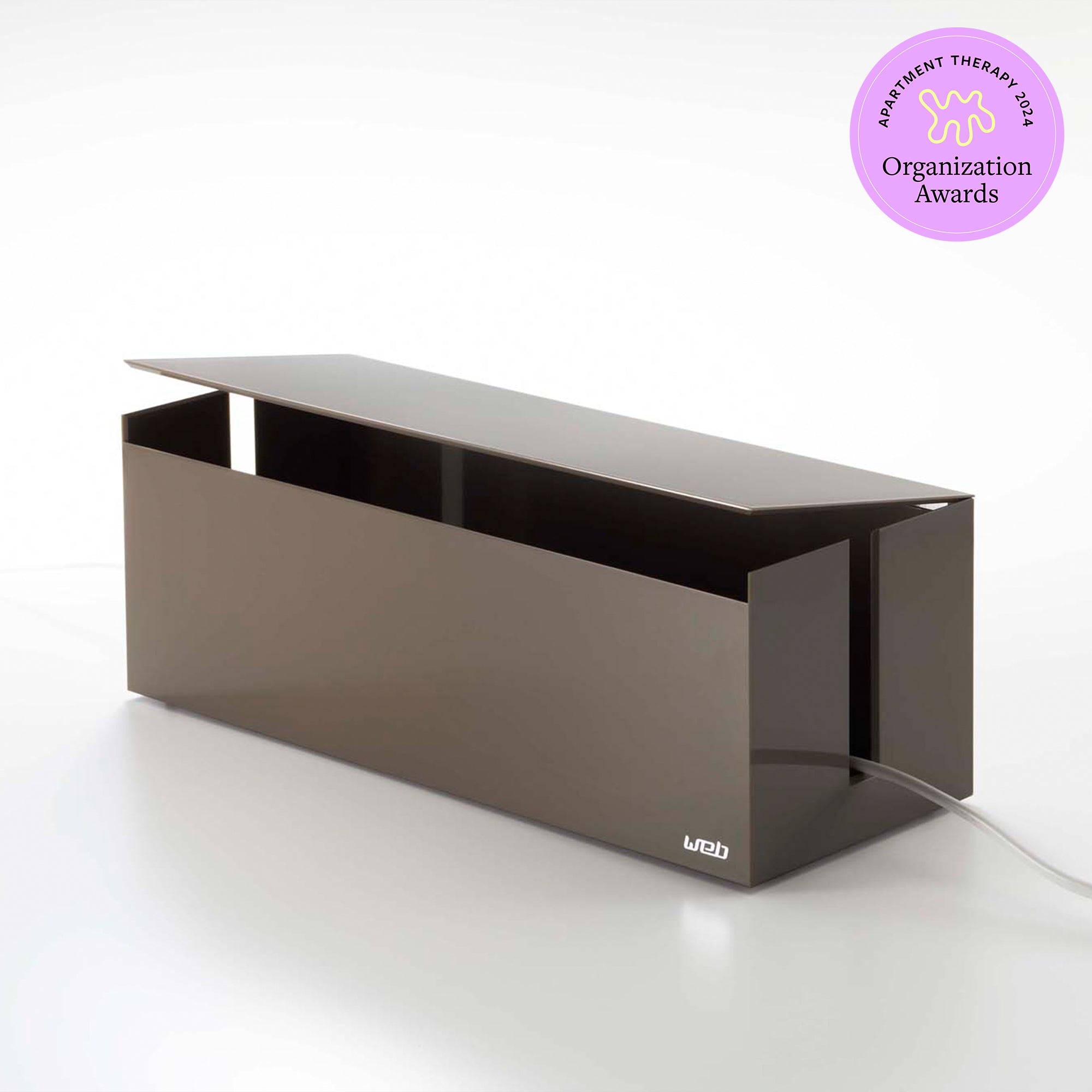 Cable Management Box - Cord Organizer for Desk, Home & Office - Hide Wires & Cables Neatly - Perfect for TV, Computer & Electronics Setup