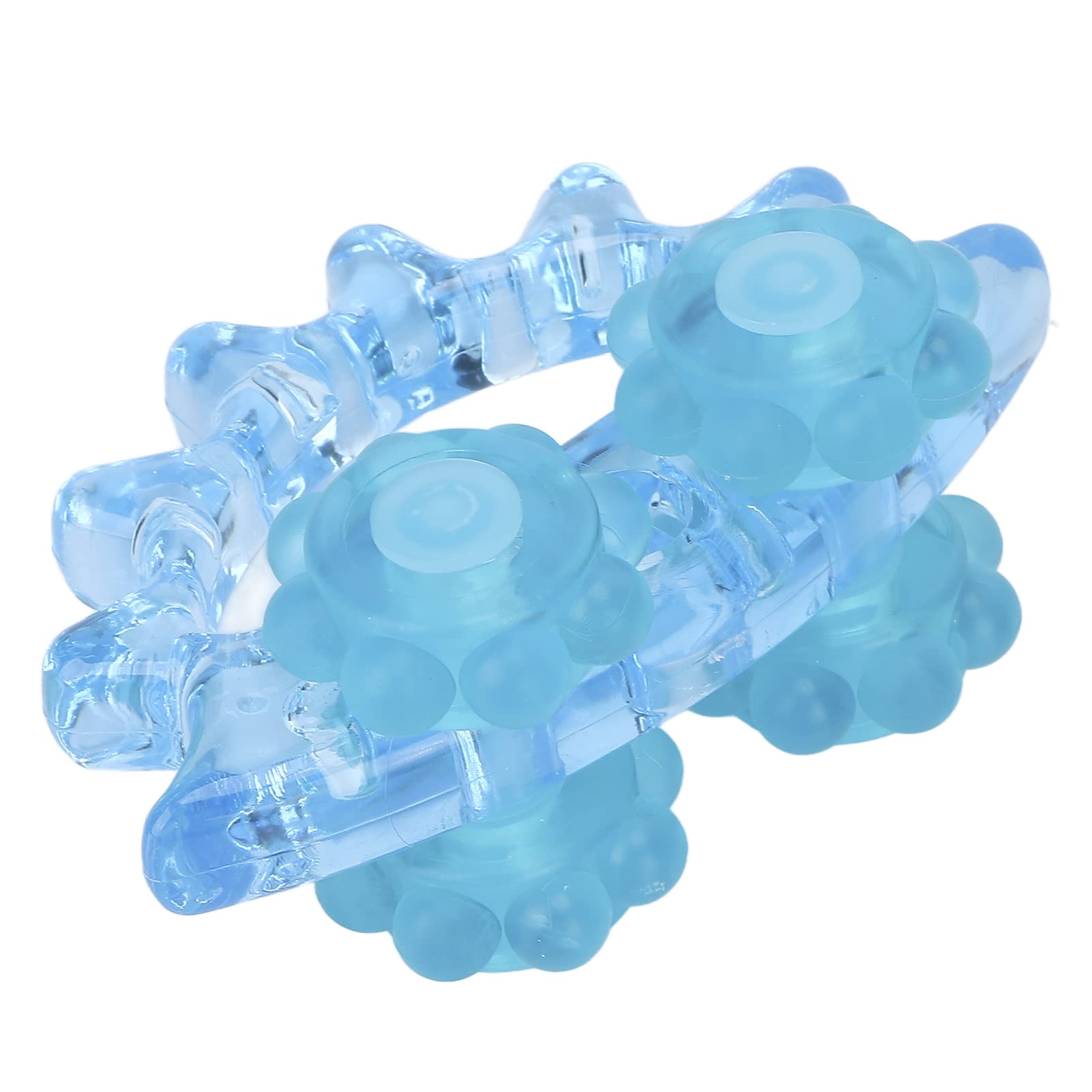 4 Wheel Deep Tissue Massage Roller for Muscle Pain Relief - Portable Foam Roller for Back, Legs, Shoulders - Home Gym & Post-Workout Recovery Tool - Perfect for Athletes, Yoga & Fitness Enthusiasts