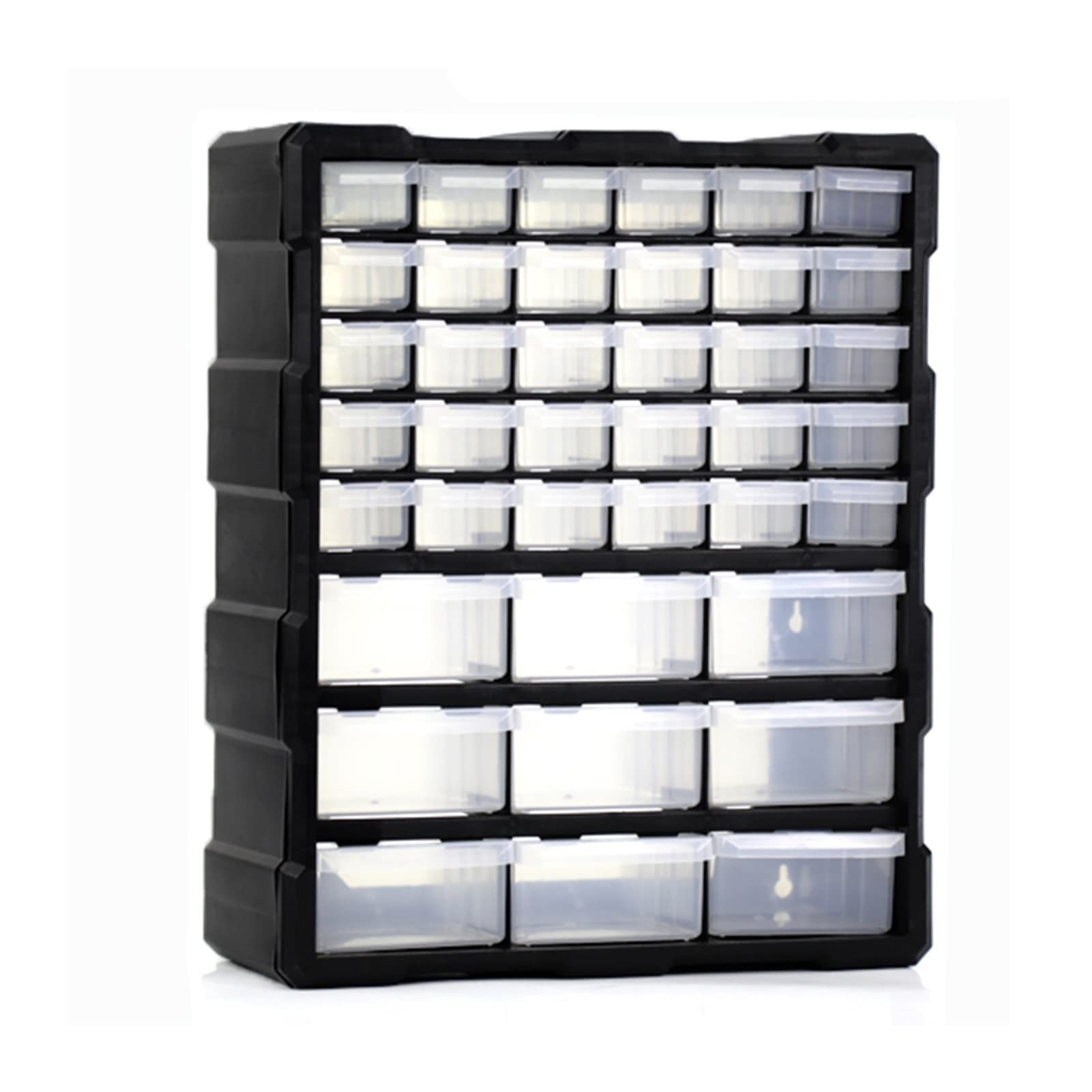 39-Drawer Plastic Storage Cabinet - Organizer for Tools, Hardware, Nuts, Bolts & DIY Craft Supplies | Perfect for Garage, Workshop & Home Organization