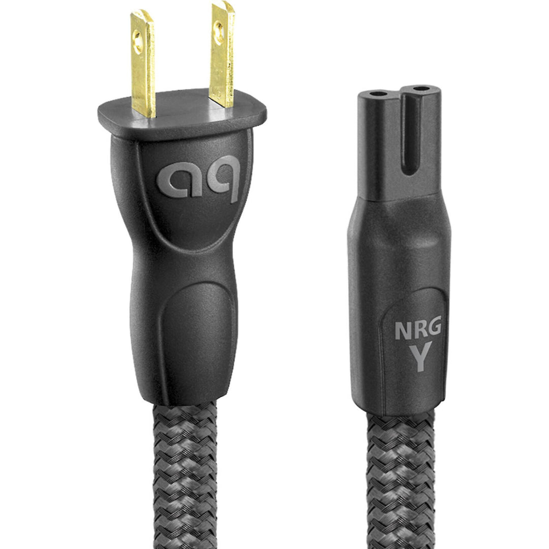 AudioQuest NRG Y2 High Performance AC Power Cable with 2-Pole C7 Connector - Perfect for Home Theater, Hi-Fi Audio Systems & Gaming PCs