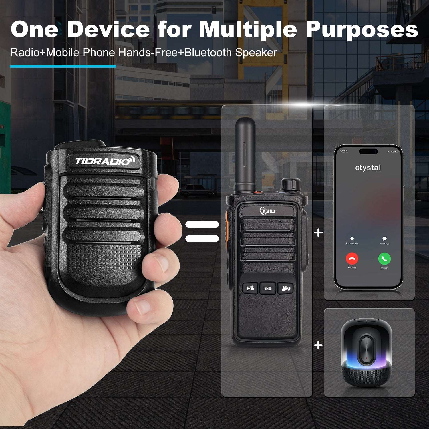 Wireless Microphone for POC Radio & Smartphone - Perfect for Outdoor Adventures, Live Streaming, and Professional Audio Recording