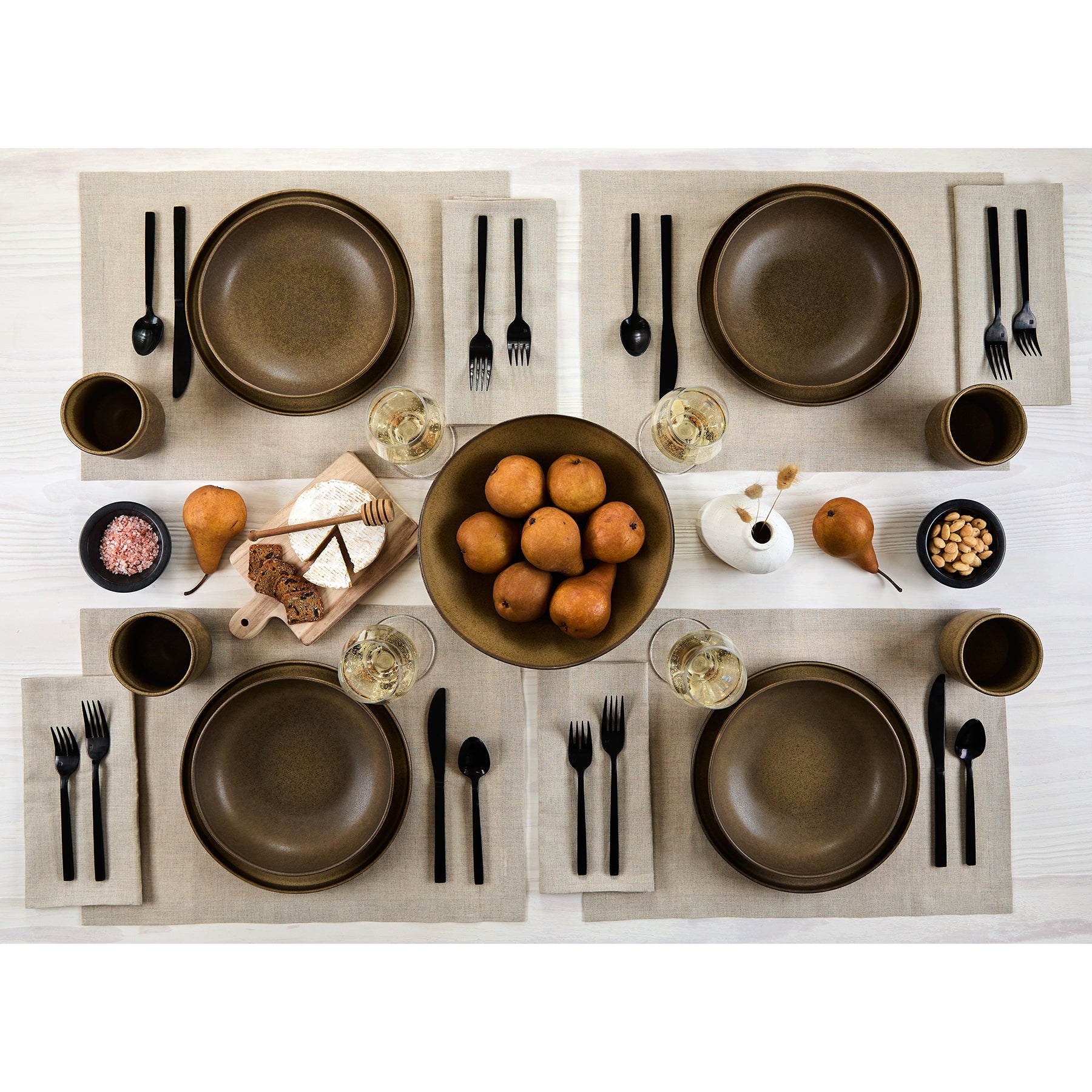 Premium Linen Napkins for Dining - Eco-Friendly & Elegant Table Linens for Weddings, Parties, and Everyday Use