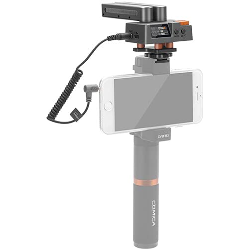 Traxshot Transformable Shotgun Microphone with LyxPro Cable Kit - Professional Camera & Smartphone Mic for Vlogging, Interviews & Live Streaming