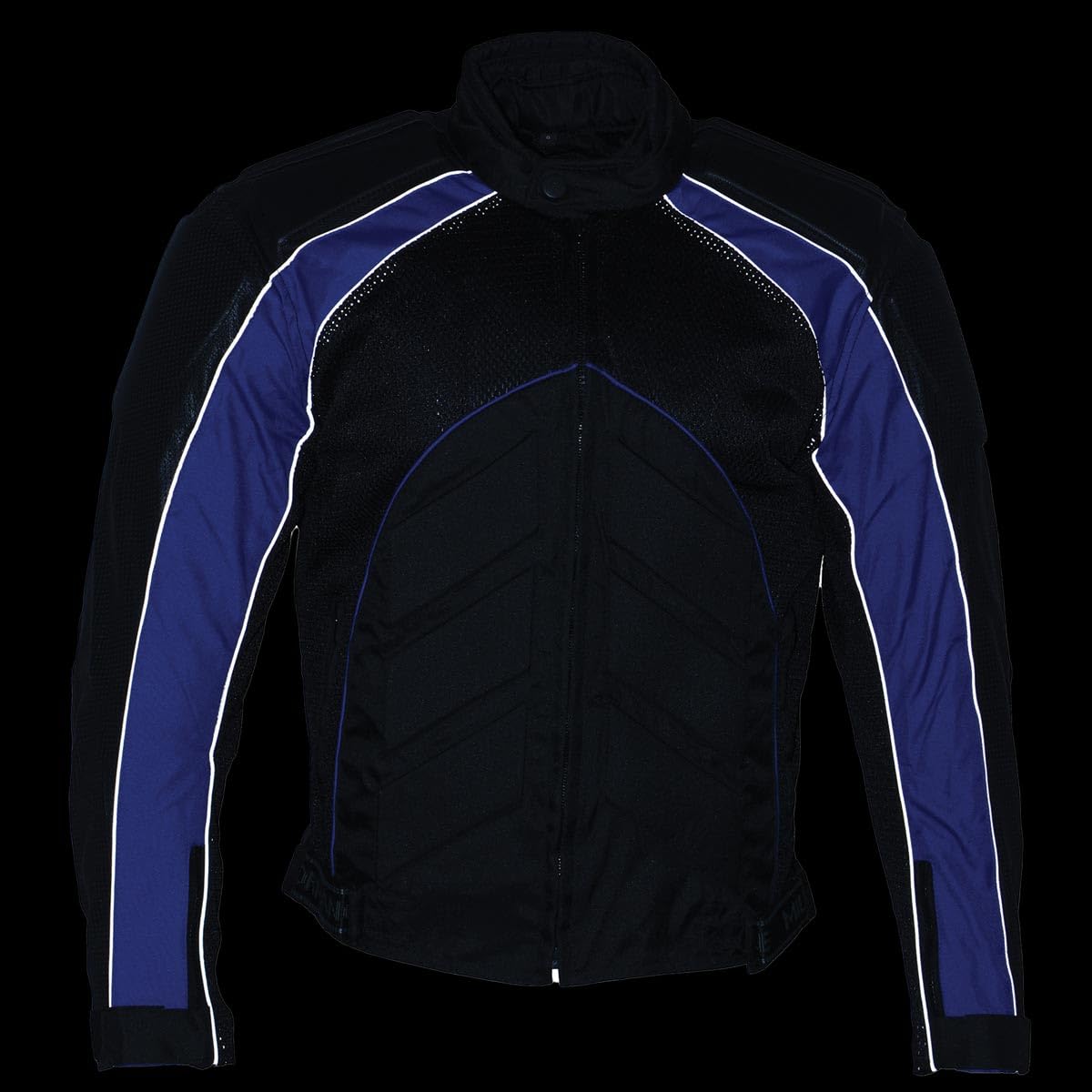 NexGen SH2153 Men's Black CE Armored Motorcycle Jacket - Textile & Leather Combo for Safety & Style - Perfect for Riding, Commuting & Adventure Tours
