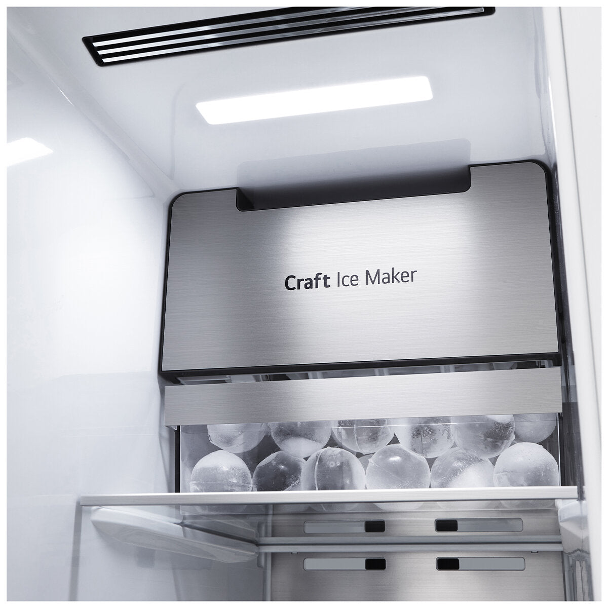 LG 635L 3-Door Side by Side Refrigerator with InstaView™, Ice & Water Dispenser - Matte Black (GS-V600MBLC) - Perfect for Modern Kitchens & Large Families