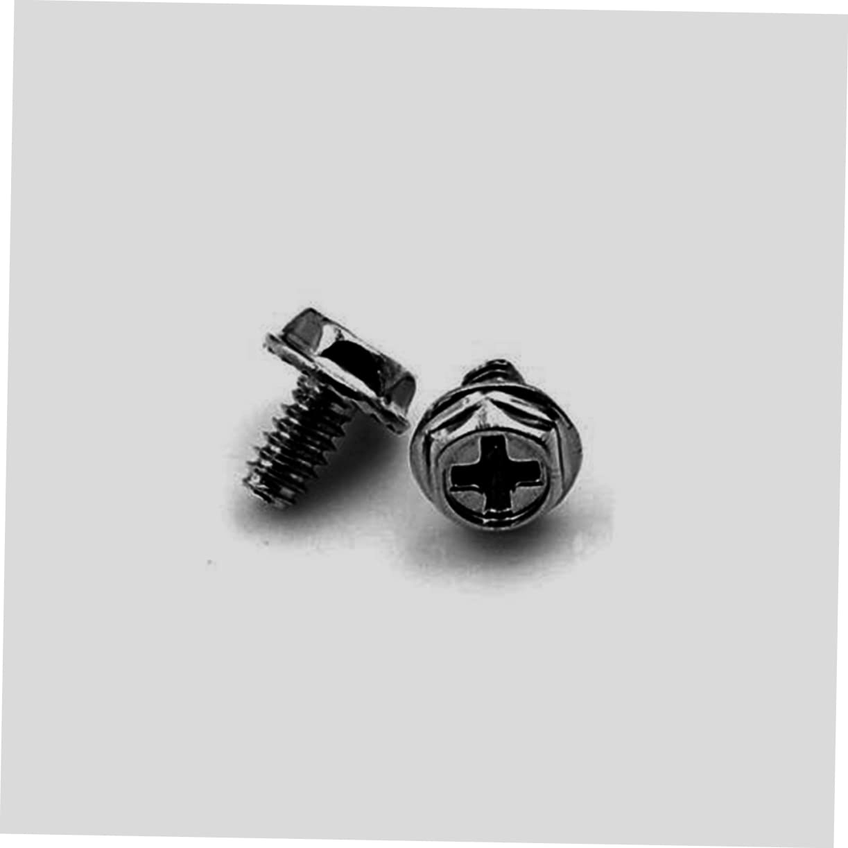 Mobestech 100 Pcs PC Mounting Screws - Metal Replacement Computer Case Screws for PCI Slots & Power Supply - Secure Fastening for PC Builds, Repairs & Upgrades