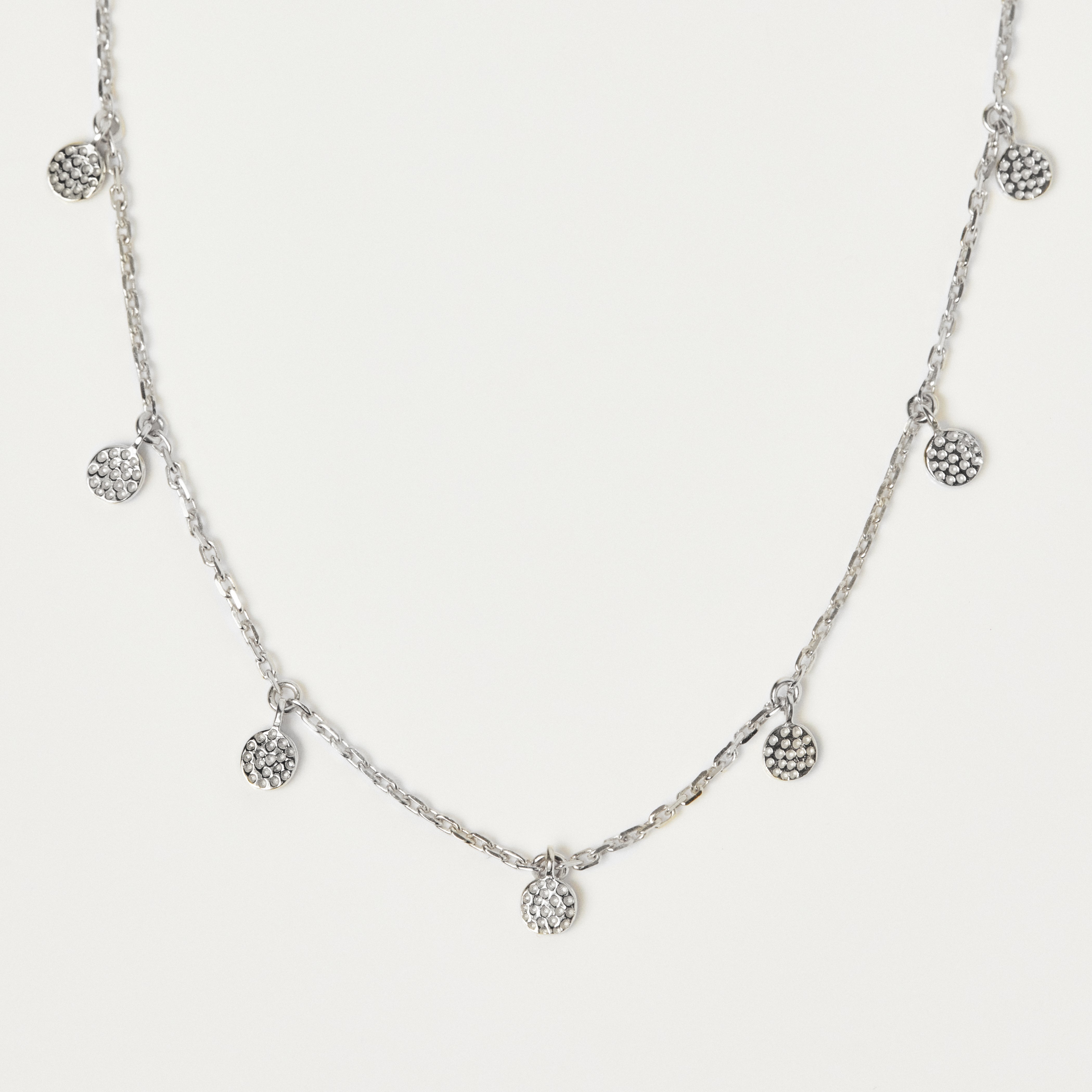 Mini Hanging Coin Necklace - Dainty Gold & Silver Layering Necklace for Women - Perfect for Everyday Wear, Gift Giving & Boho Fashion