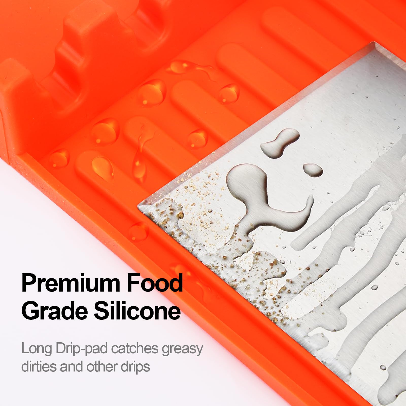 **Heat-Resistant Silicone Griddle Tools Mat for Blackstone Grills - 16.9