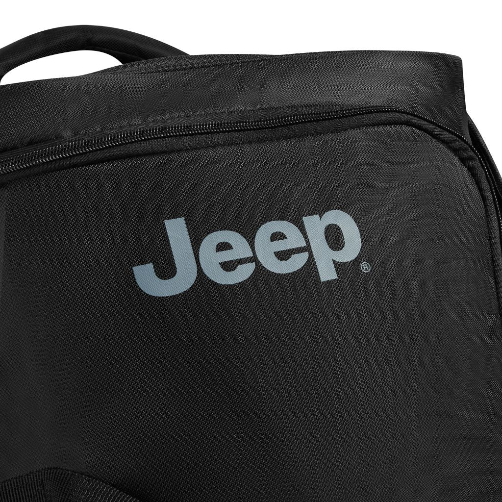 Jeep 83cm Duel Wheel Lightweight Large Duffle Bag - Black | Water-Resistant Travel Duffel for Gym, Camping & Weekend Getaways