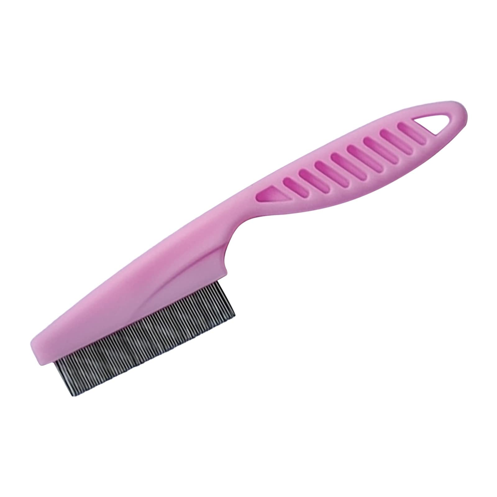 Boddenly 1PC Dog Comb for Tangles & Knots Removal - Stainless Steel Undercoat Rake Grooming Tool for Dogs & Cats - Perfect for Shedding Season & Daily Pet Care