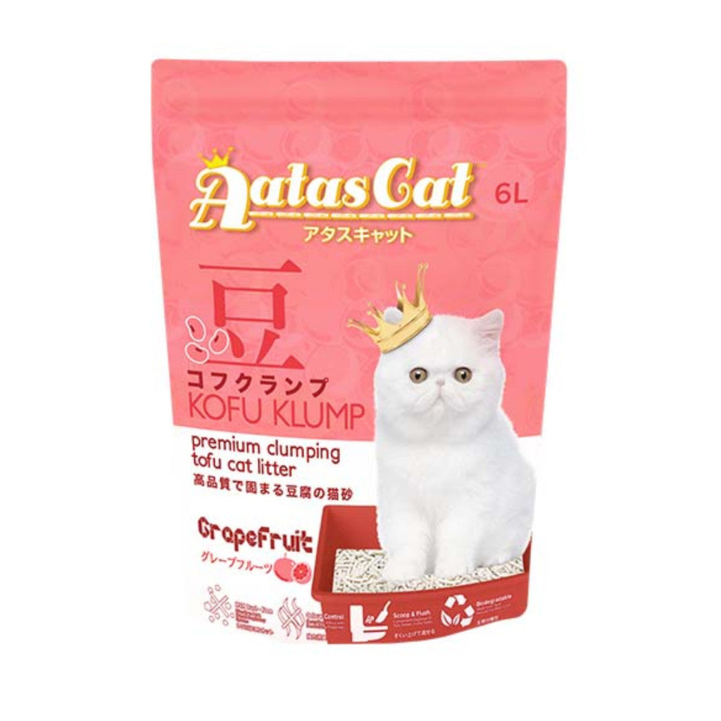 Premium Aatas Cat Litter - 6L Kofu Klump, 7L Krisp Klump Paper & 10L Kuick Klump Bentonite | Odor Control, Super Absorbent & Hygienic | Ideal for Multi-Cat Homes & Small Apartments