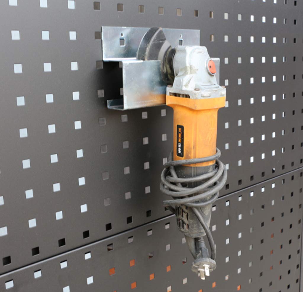Angle Grinder Holder - Heavy Duty Wall Mounted Tool Storage Hook for Polishing & Cutting Machines - Organize Workbench, Garage & Workshop Accessories - Perfect for DIY Projects & Professional Use