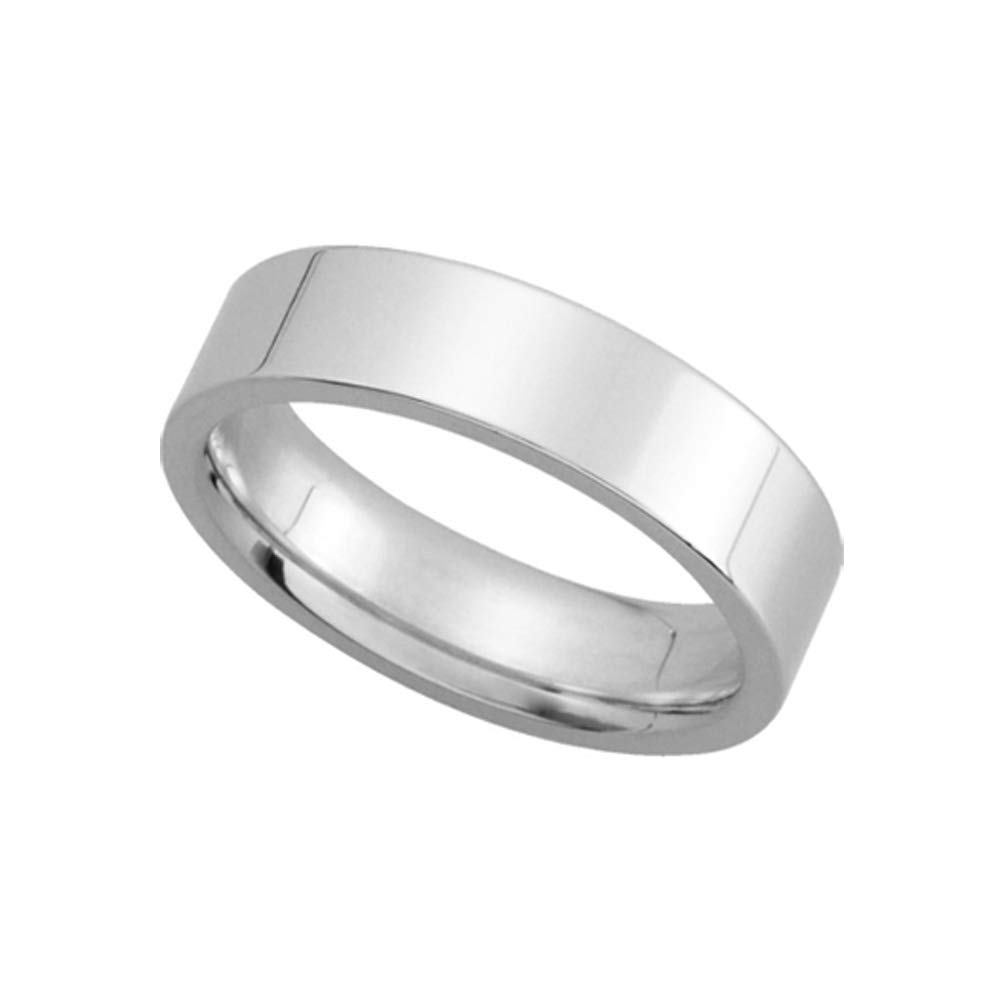 5mm Platinum Wedding Band - Comfort Fit for Men & Women
