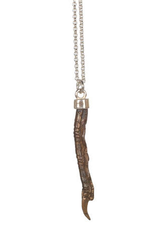 Pukeho Claw Large Bronze Necklace for Women - Viking Jewelry, Boho Statement Necklace for Costume Parties & Everyday Wear