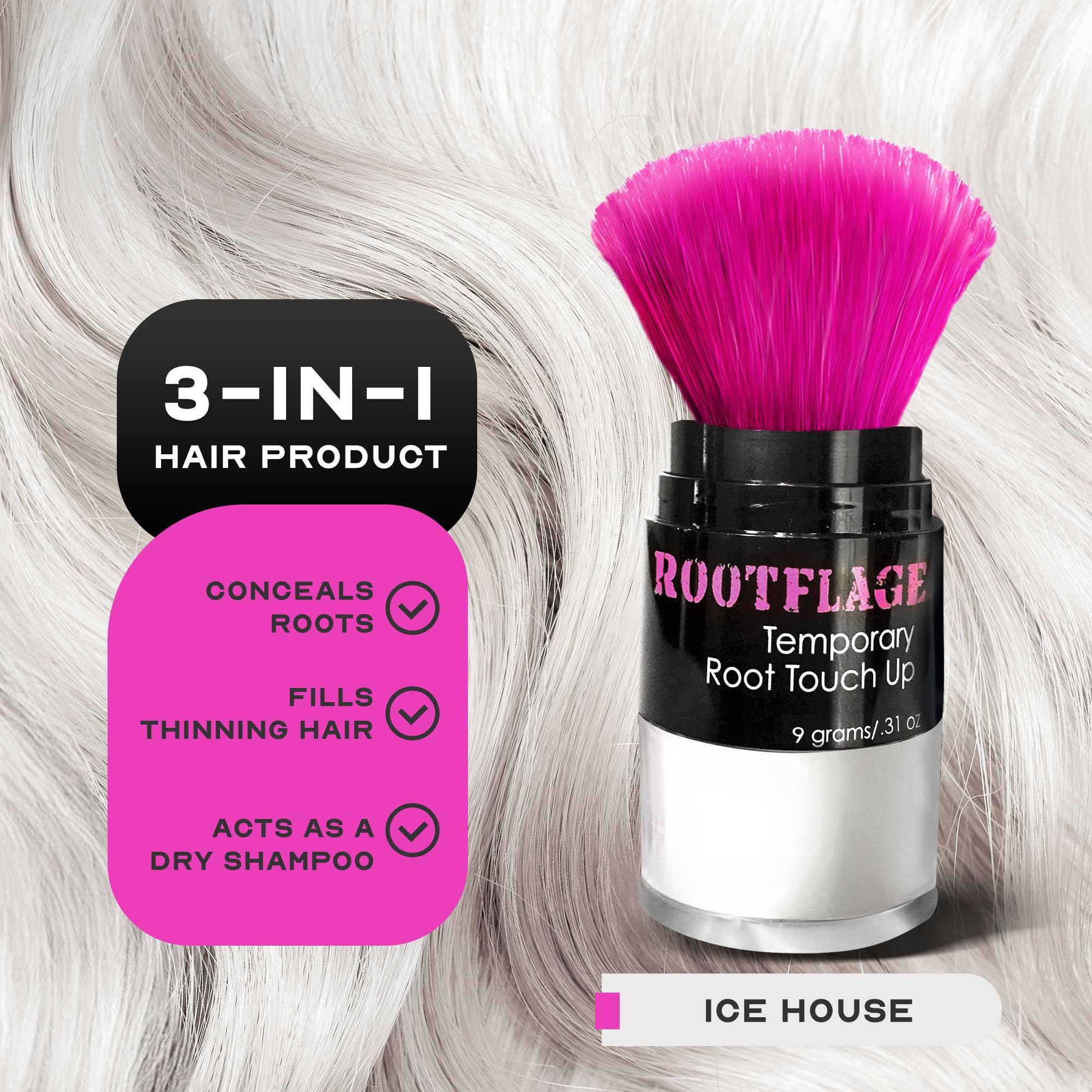 Root Touch Up Powder for Blonde Hair - Instant Temporary Platinum Blonde Root Concealer, Golden Blonde Hair Cover Up Powder for Roots | Perfect for Quick Touch-Ups Between Salon Visits & Special Occasions
