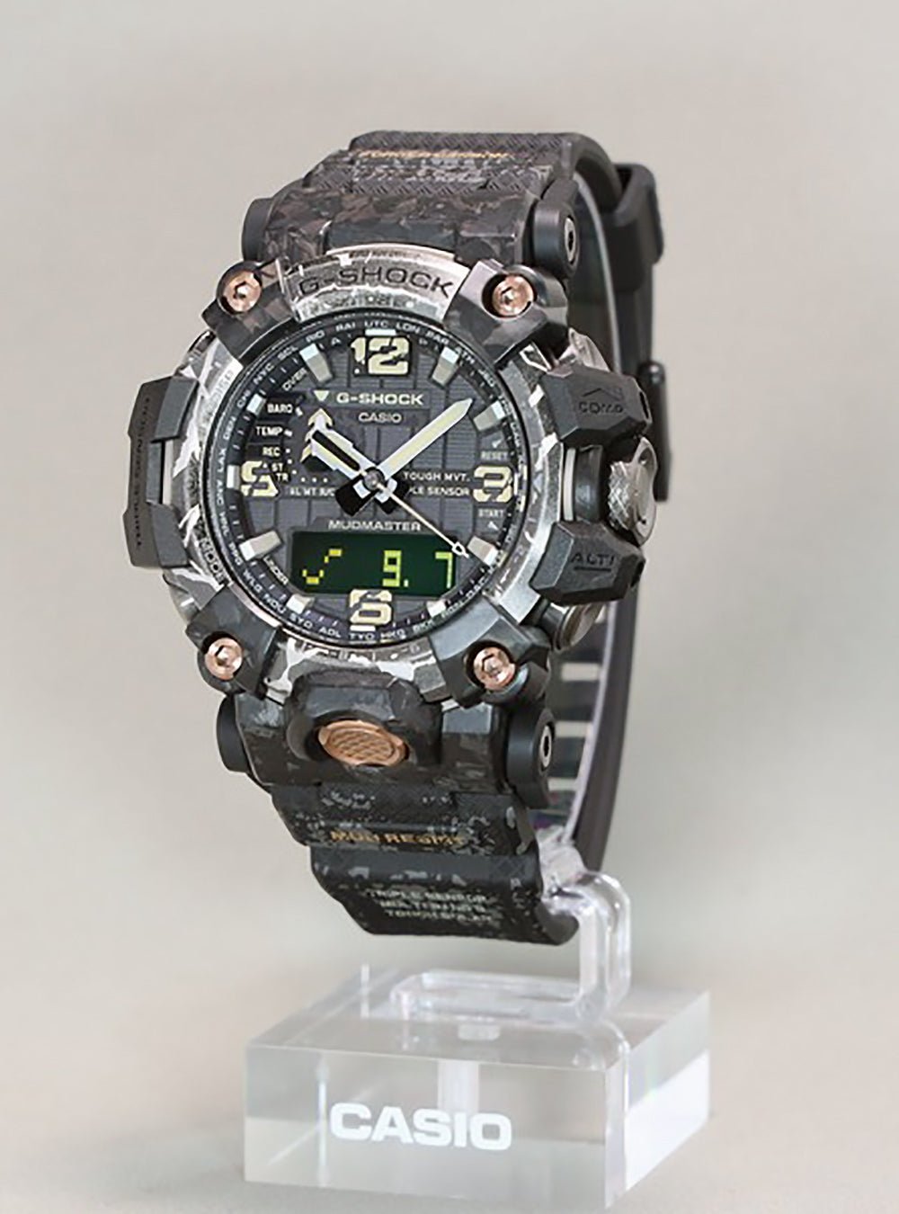 CASIO G-Shock Master of G Mudmaster GWG-2000CR-1AJF Solar-Powered Shock-Resistant Digital Watch for Outdoor, Hiking & Military Use