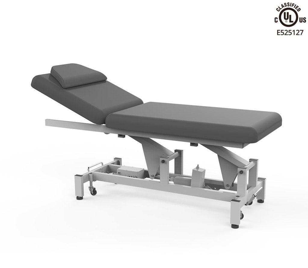 Silverfox® 2 Motor Electric Massage Table - Adjustable Height Power Lift Physical Therapy Bed for Back Pain Relief, RMT & Chiropractic Treatment (Model 2212A) - Perfect for Clinics, Spas & Home Use