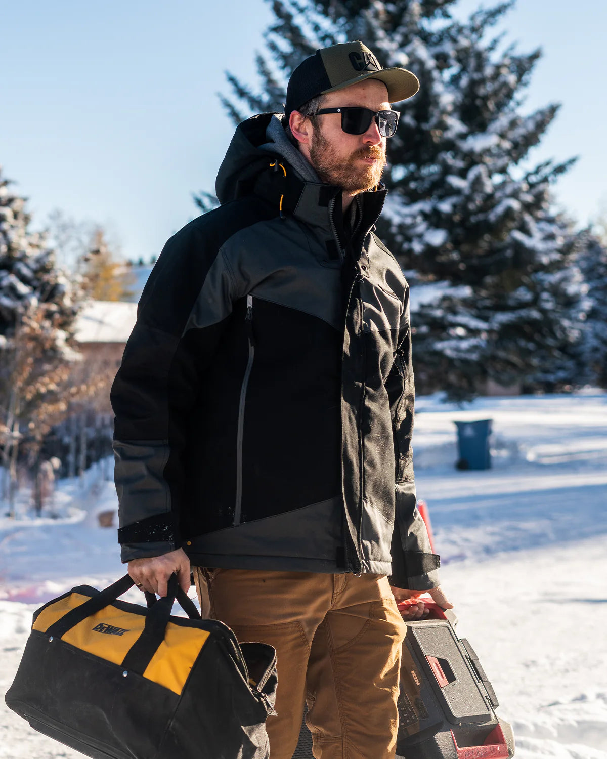 Men's Triton Waterproof Insulated Jacket - Winter Coat for Hiking, Skiing & Outdoor Activities | Windproof & Warm Cold Weather Gear