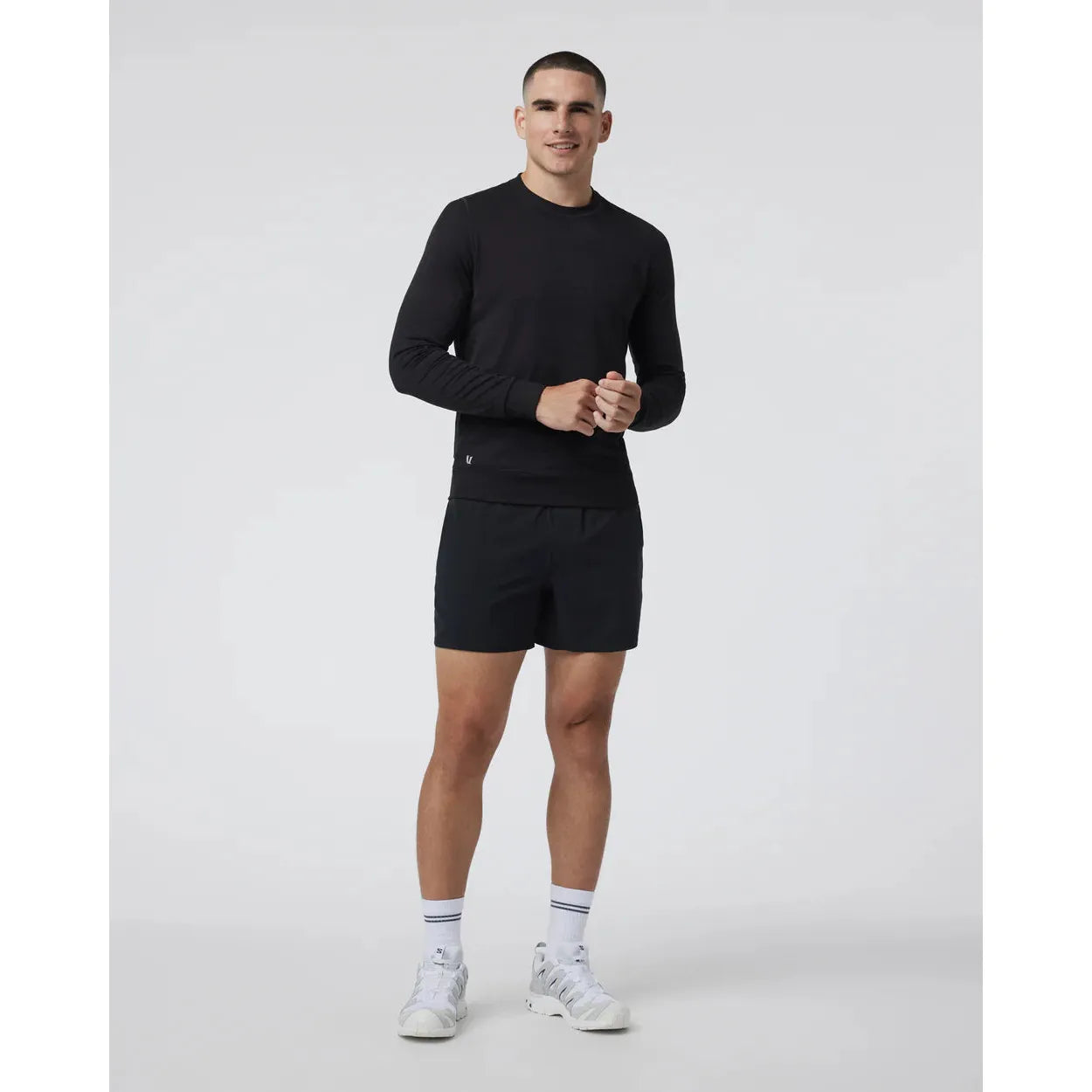 Vuori Men's Ponto Performance Crew - Lightweight & Breathable Workout Shirt for Gym, Running & Yoga | Moisture-Wicking Activewear Top for Men