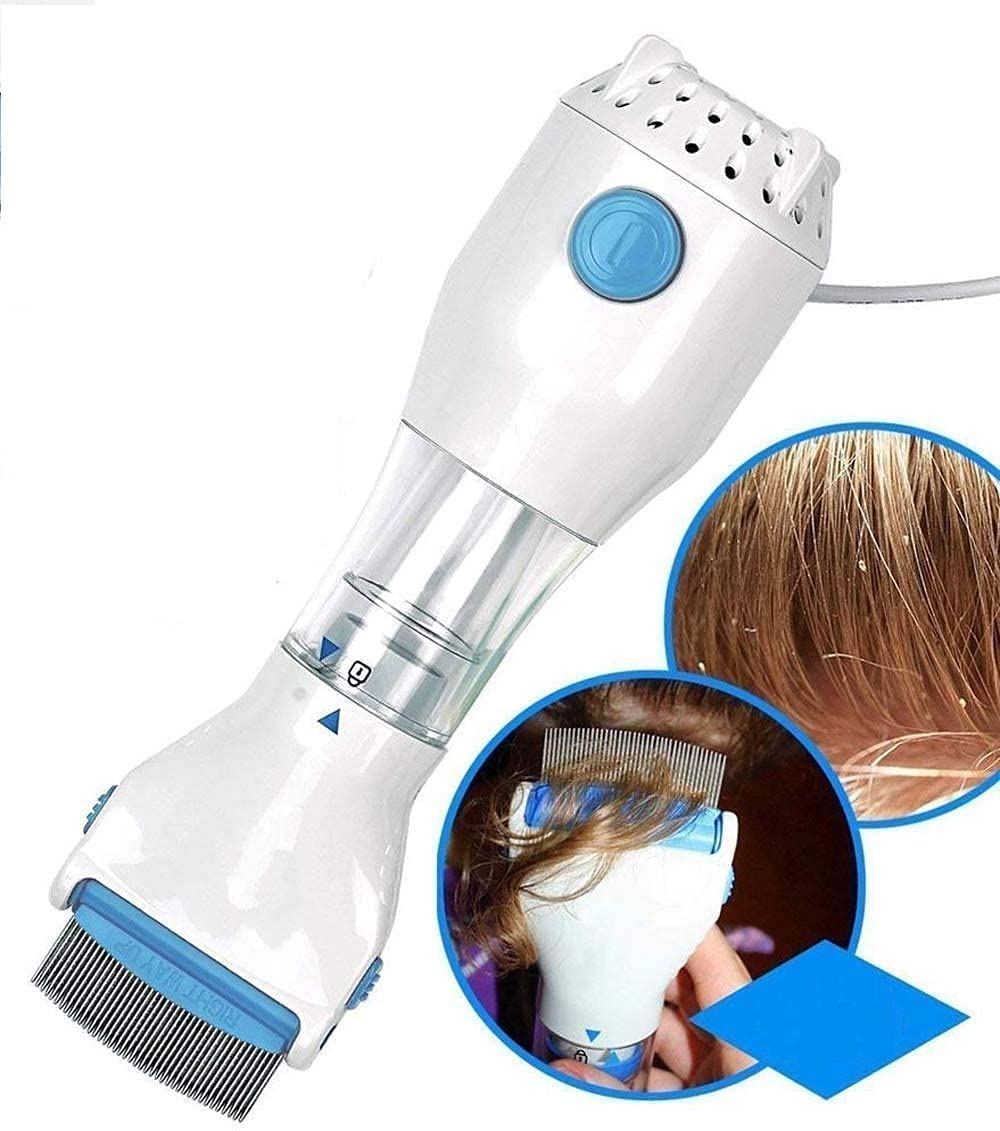 Electric Head Lice Comb - Chemical-Free Lice & Eggs Remover for Kids & Adults