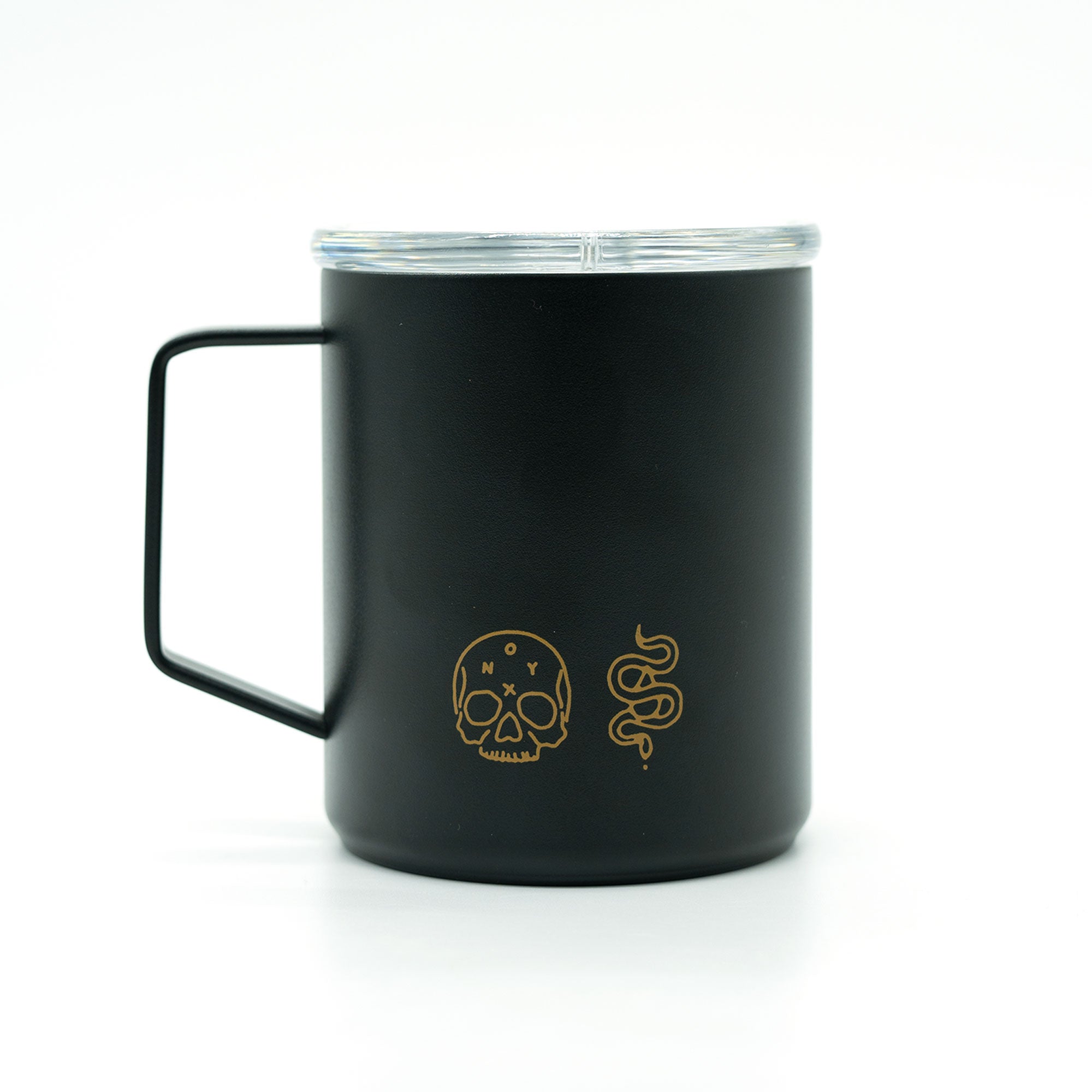 12oz Insulated Camping Cups with Lids - Reusable Coffee Mugs for Outdoor Picnics, Hiking & Travel - BPA-Free Stainless Steel Drinkware