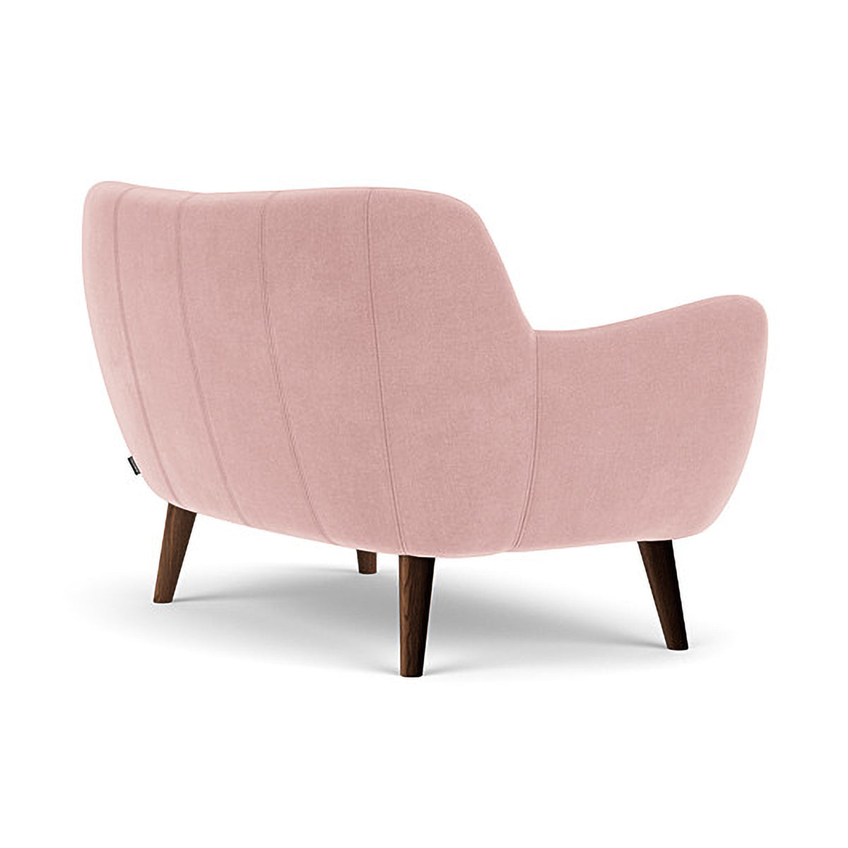 Herman Fabric 2 Seater Sofa - Modern Living Room Couch for Small Spaces, Apartment & Home Decor - Comfortable Loveseat with Soft Upholstery for Relaxing, Entertaining & Cozy Lounging