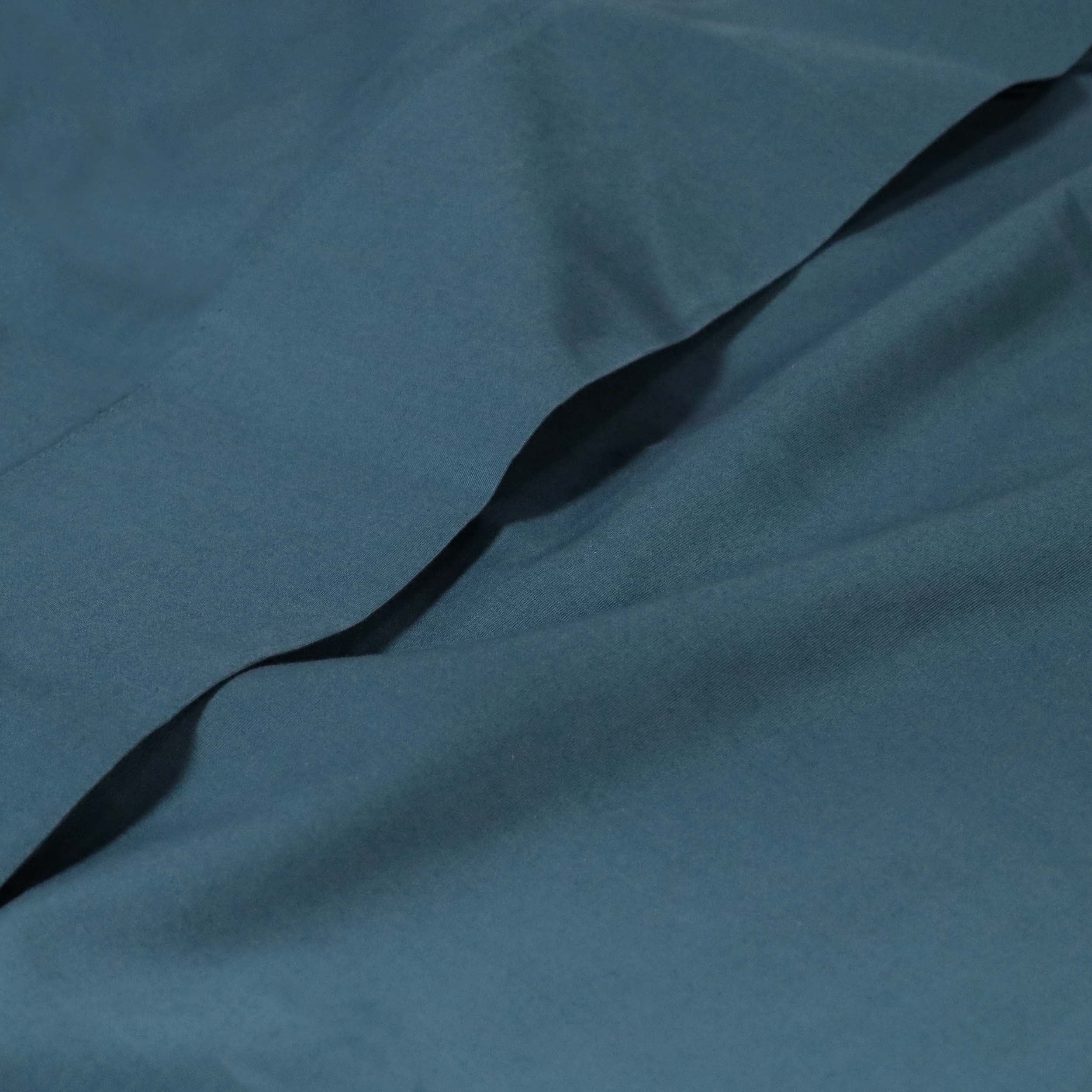 300 Thread Count Cotton Percale Solid Deep Pocket Bed Sheet Set - Queen Size, Soft & Breathable for Comfortable Sleep - Perfect for Master Bedroom, Guest Room & Vacation Homes