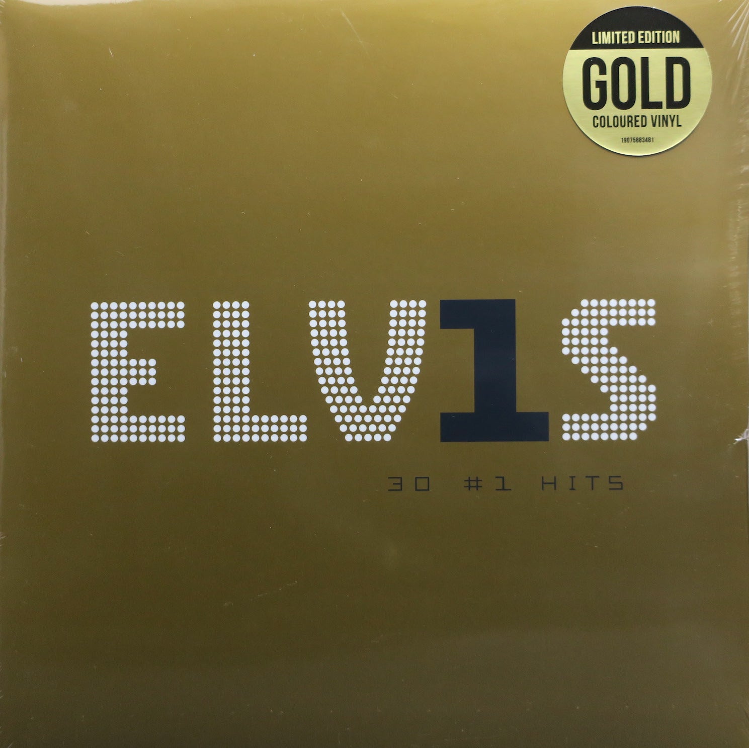 Elvis Presley '30 #1 Hits' Gold Vinyl 2LP Record - Limited Edition Collector's Album for Music Lovers & Vintage Vinyl Enthusiasts - Perfect for Home Listening, Gifts, and Music Collections
