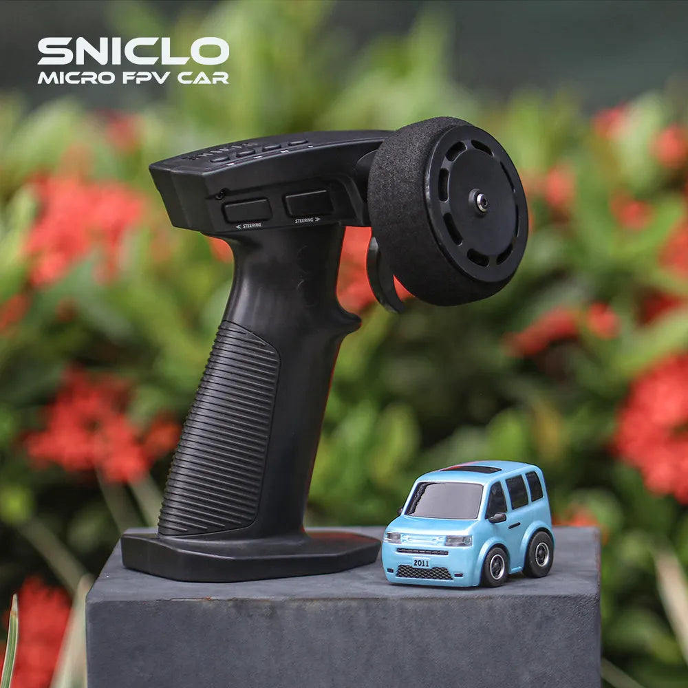 SNICLO SNT Atom Q Series 1/100 Scale Micro FPV RC Car - Ready to Run (RTR) - Indoor Racing, Backyard Drifting & FPV Adventure for Kids & Adults